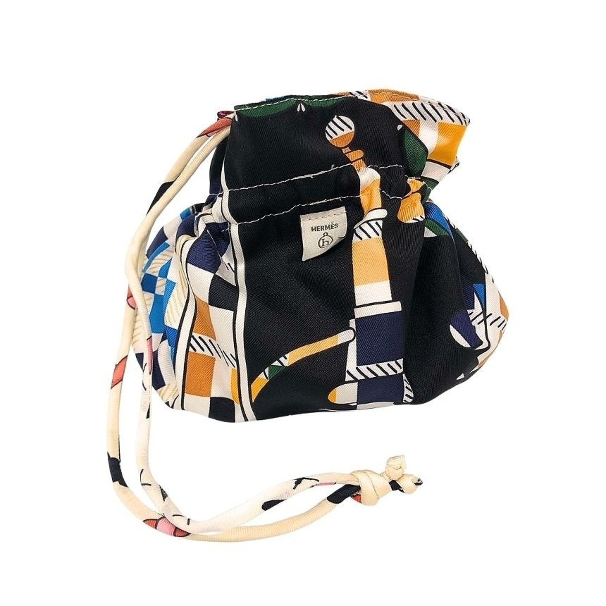 Hermes Multi-Color Silk Pouch (Pre-Owned)