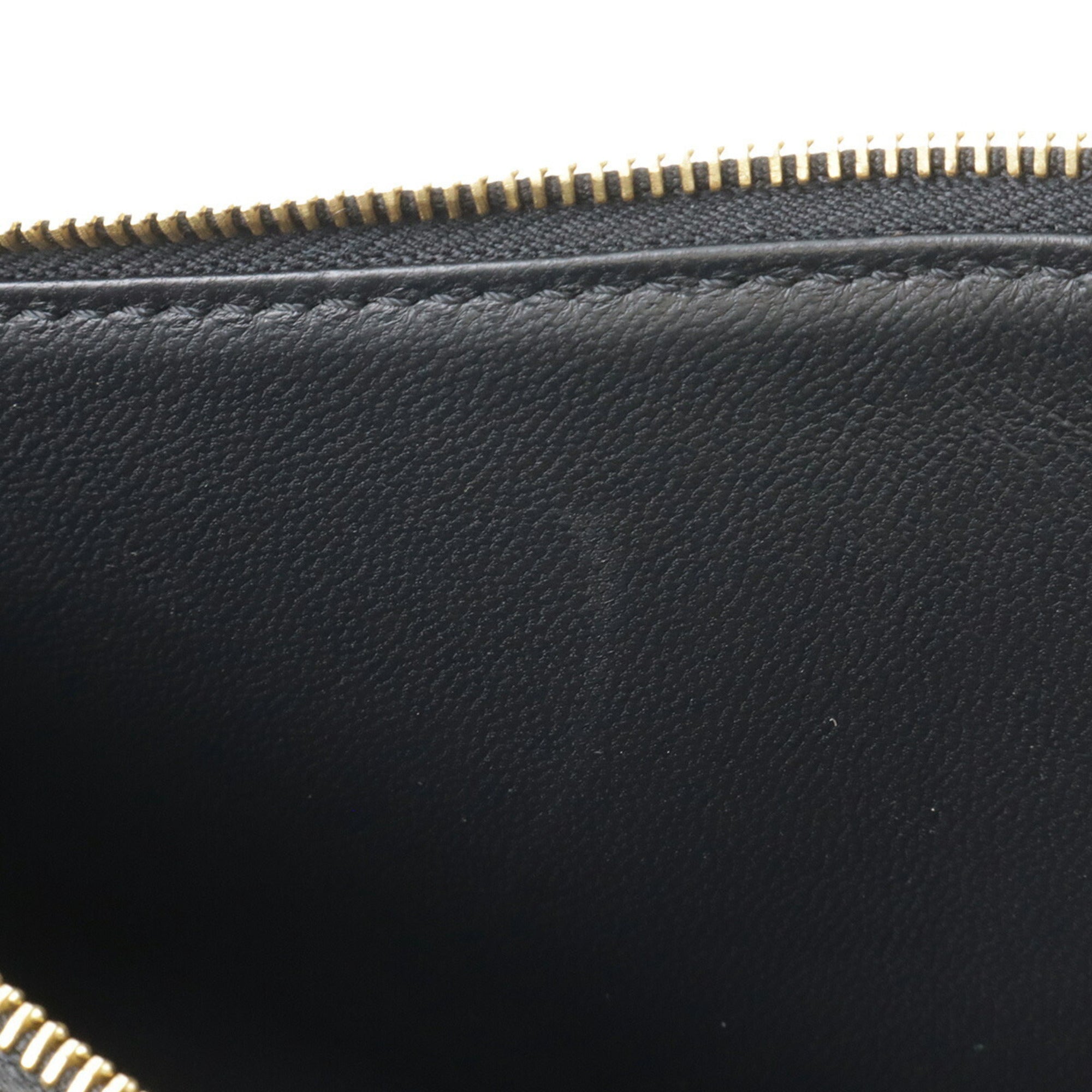 Celine Black Blue Green Leather Clutch Bag Shoulder Bag (Pre-Owned)