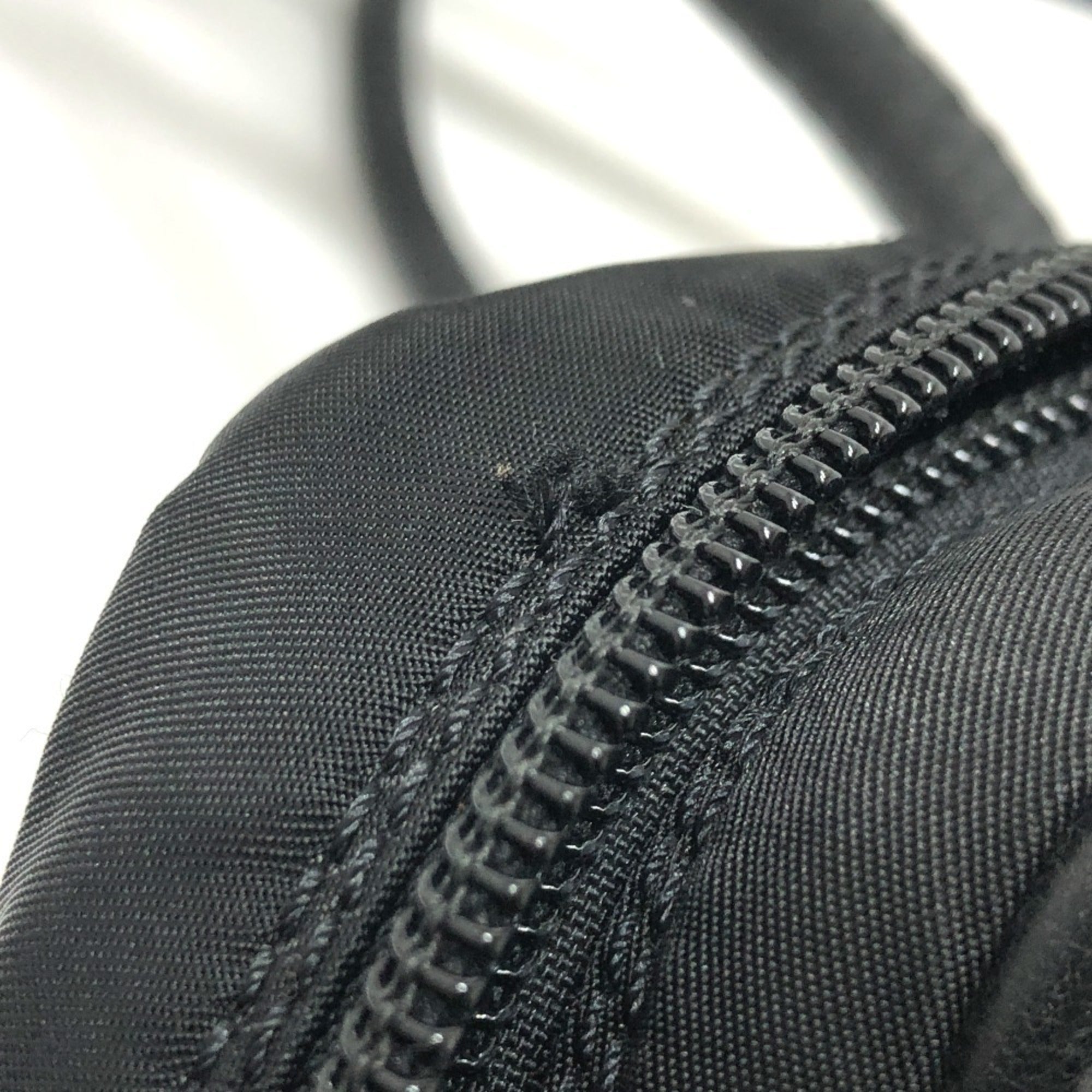 Celine Black Nylon Leather Shoulder Bag (Pre-Owned)