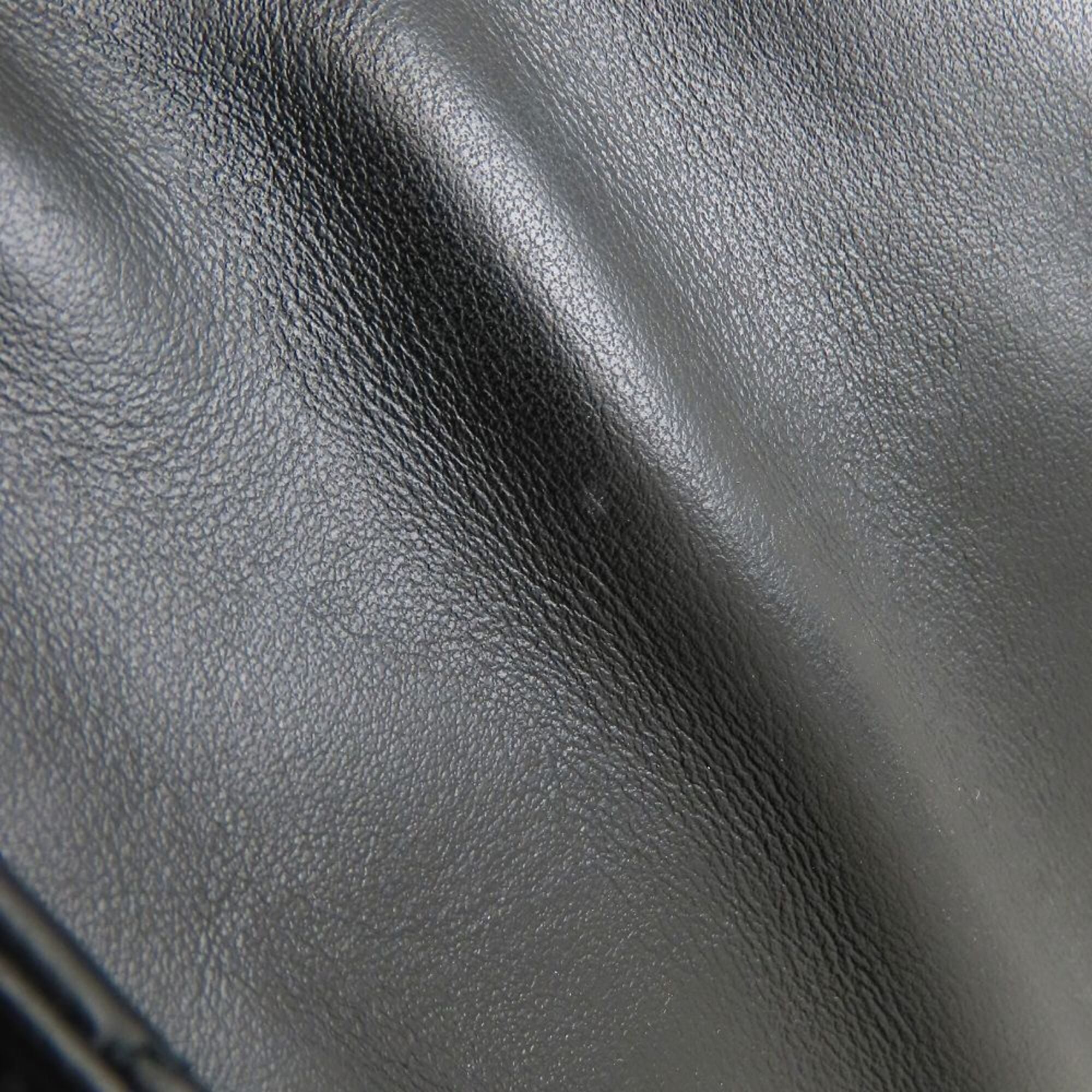 Yves Saint Laurent Black Leather Shoulder Bag (Pre-Owned)