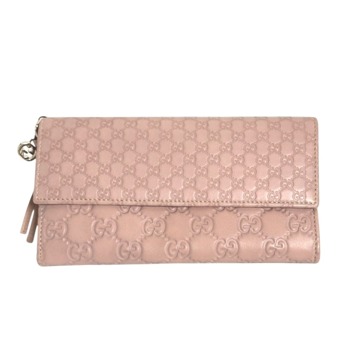 Gucci Pink Leather Wallet (Bi-Fold) (Pre-Owned)