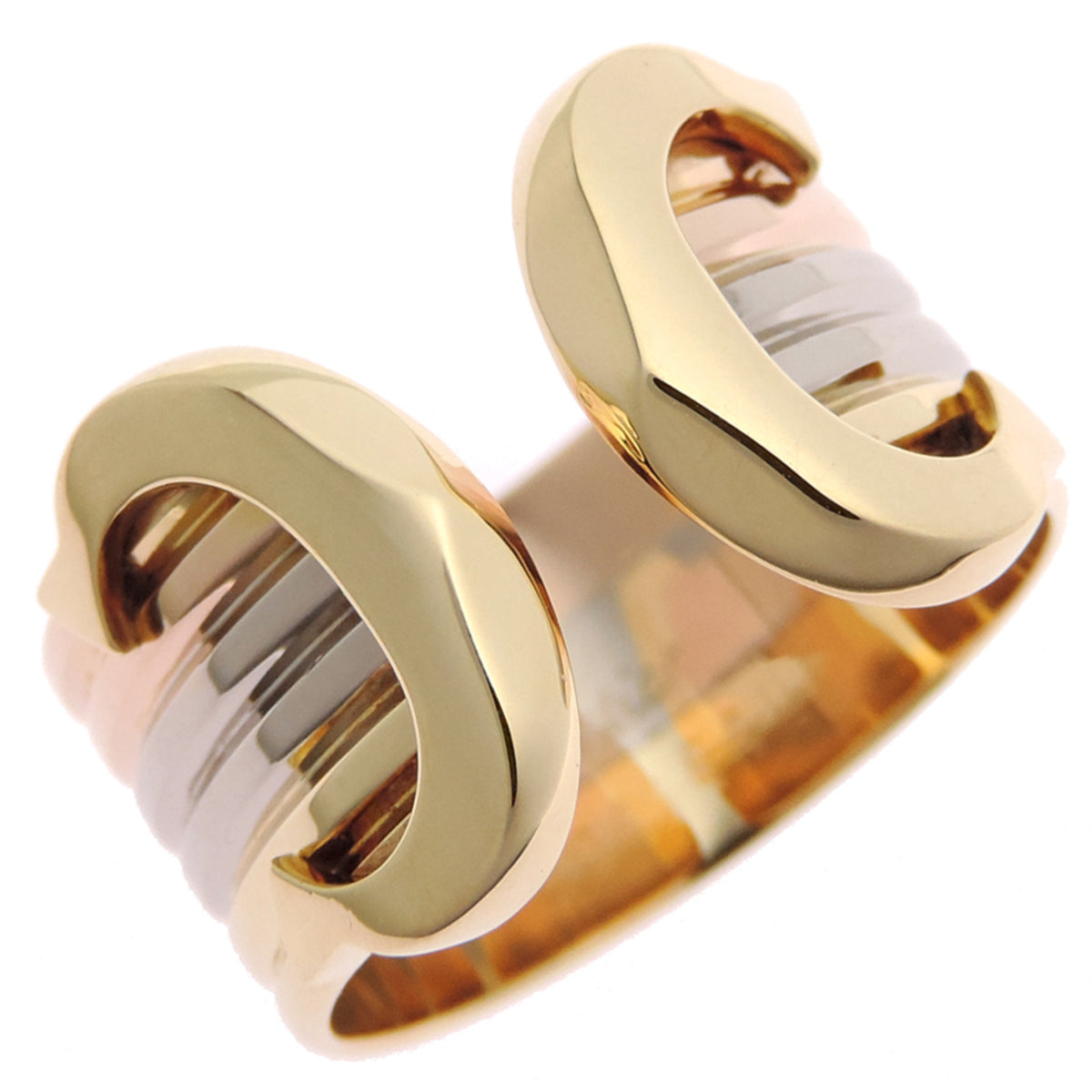 Cartier Yellow Gold (18K) Pink Gold (18K) White Gold (18K) Band Ring (Pre-Owned)