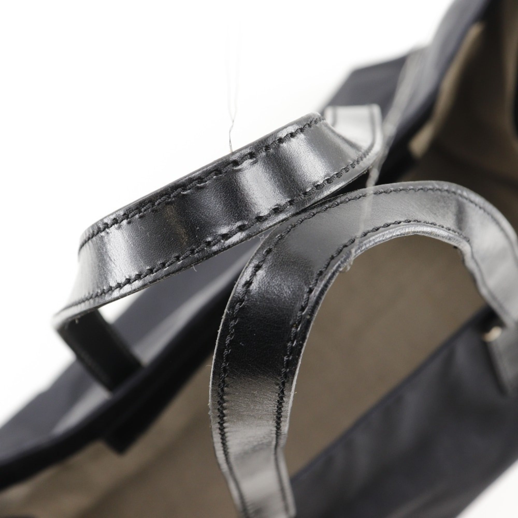 Valentino Black Nylon Canvas Tote Bag (Pre-Owned)
