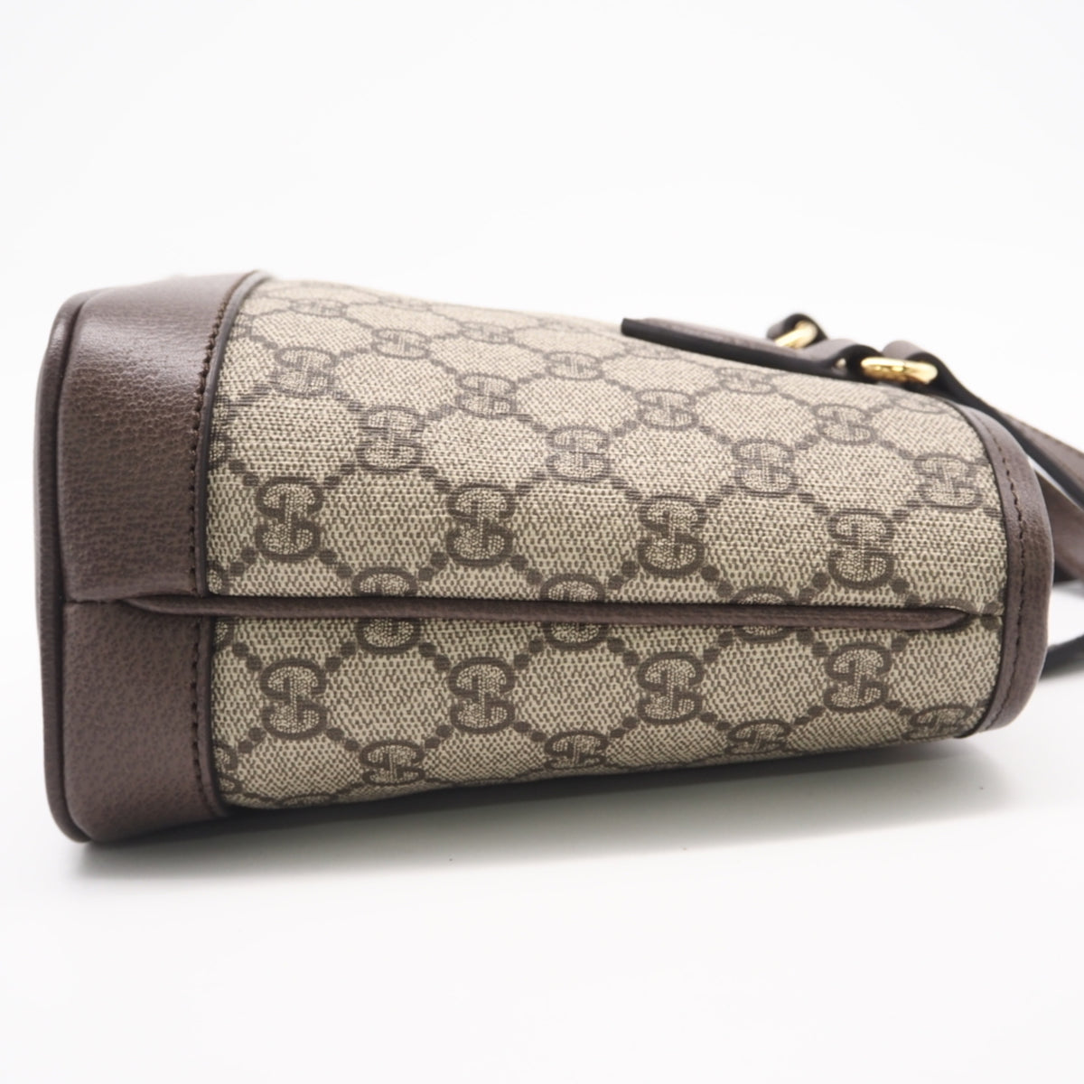 Gucci Ophidia Beige Brown Coated Canvas Handbag Tote Bag (Pre-Owned)