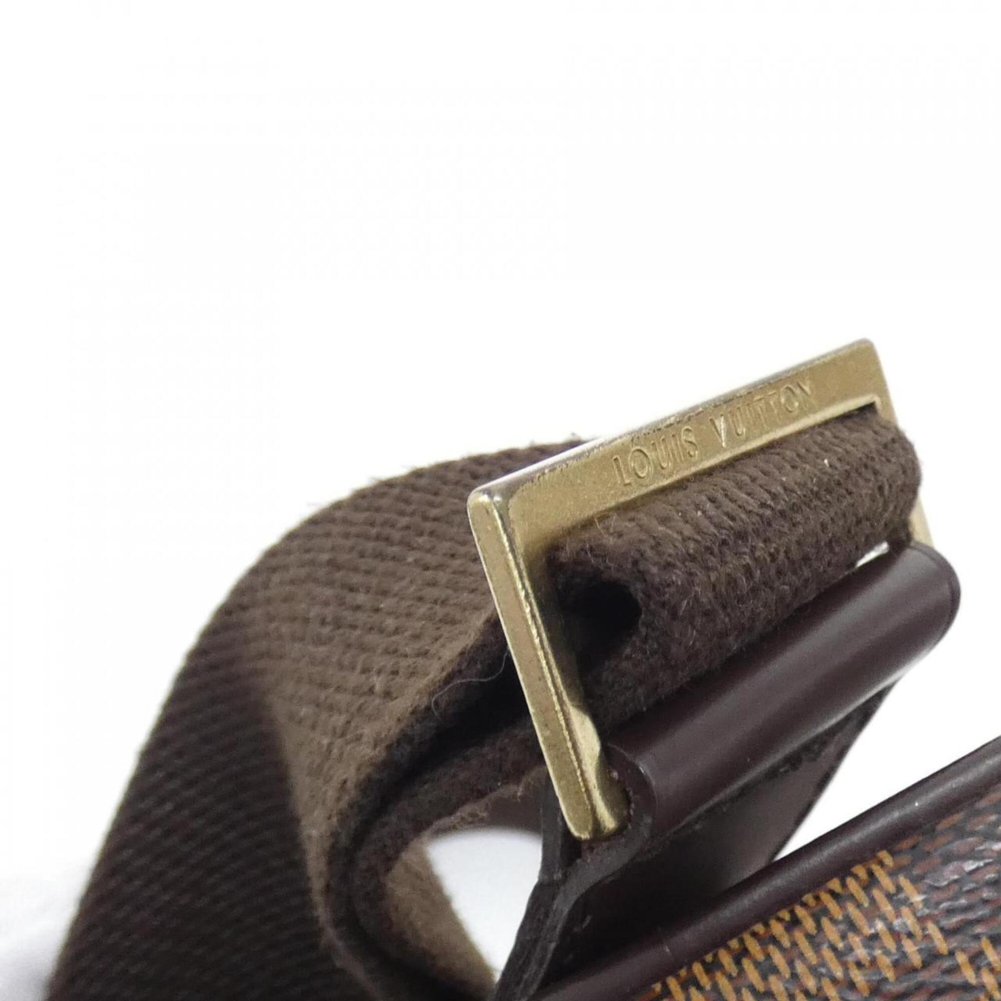 Louis Vuitton Ebene Coated Canvas Pochette Shoulder Bag (Pre-Owned)