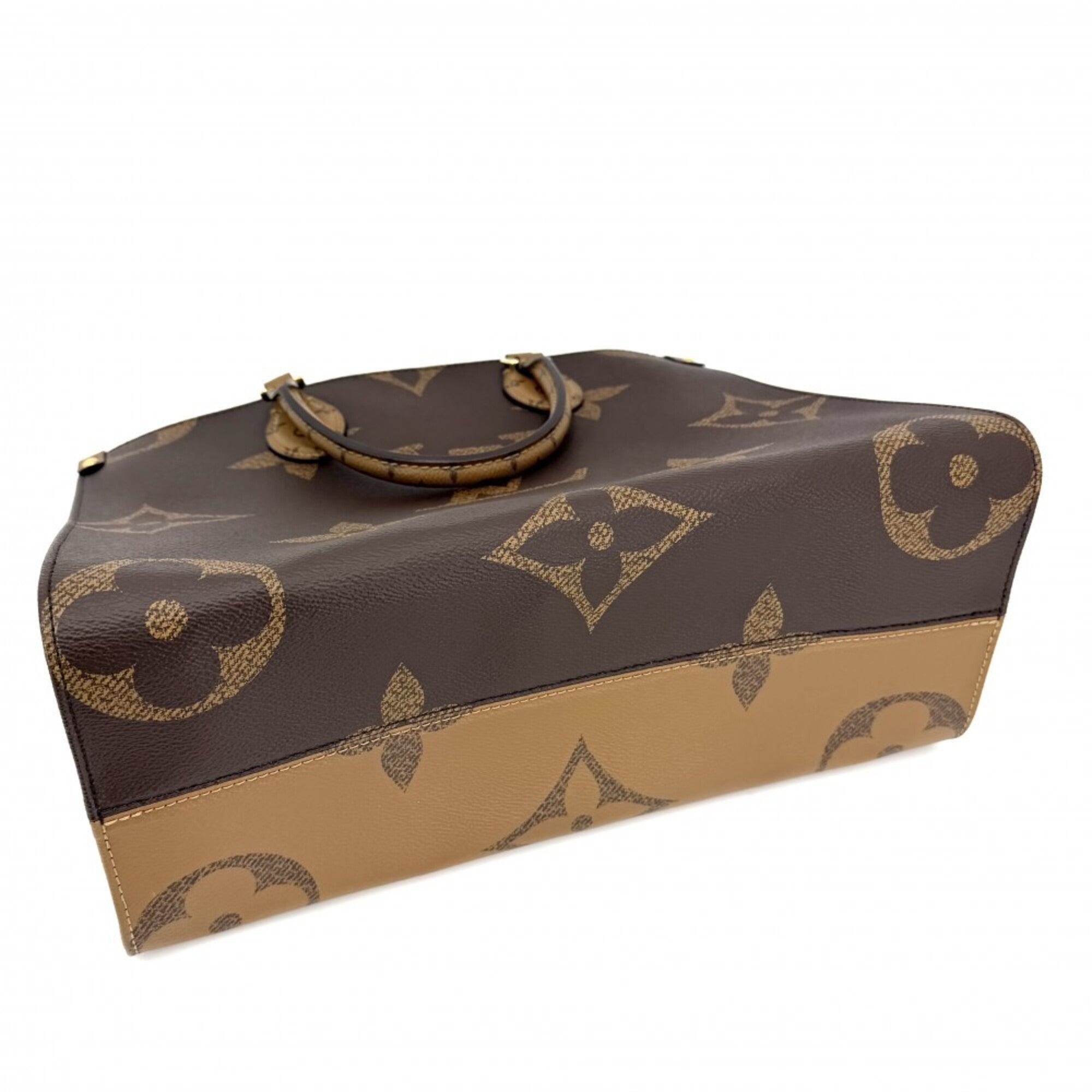 Louis Vuitton Brown Monogram Reverse Handbag Tote Bag (Pre-Owned)