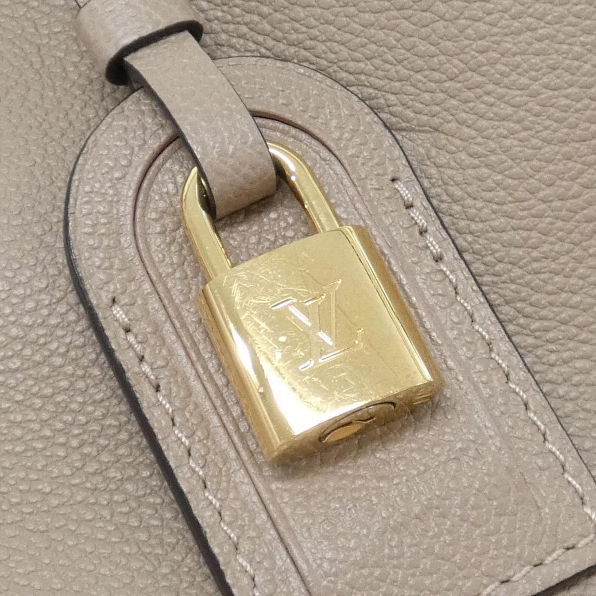 Louis Vuitton Beige Tourterelle Leather Handbag (Pre-Owned)