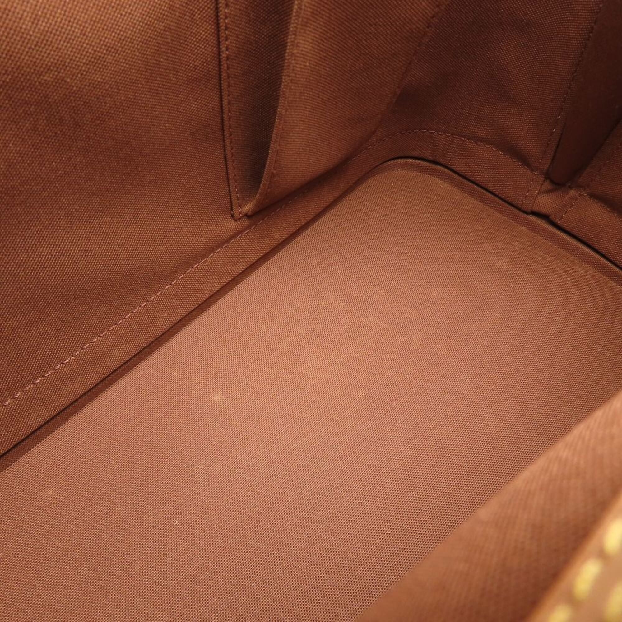 Louis Vuitton Brown Monogram Canvas Handbag (Pre-Owned)