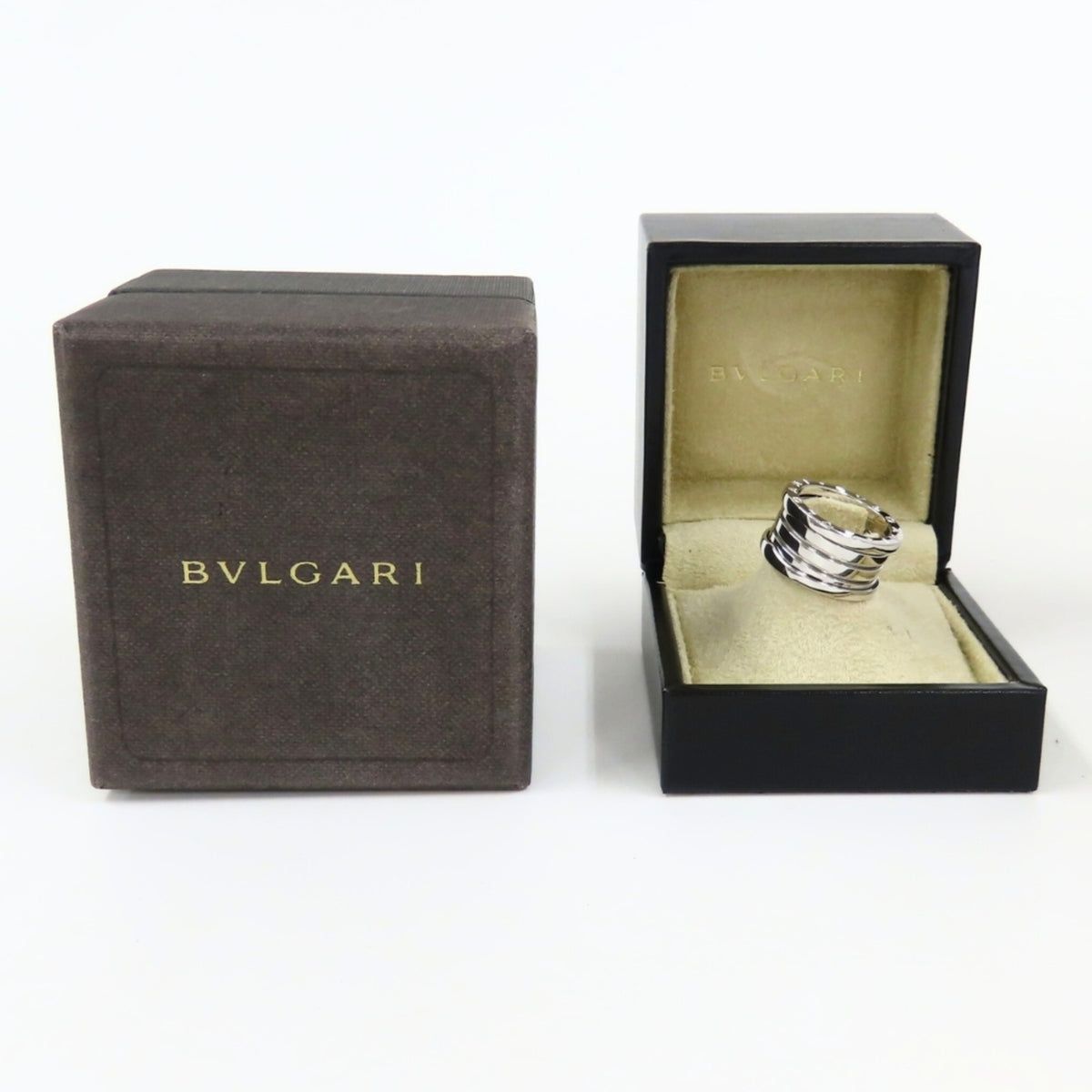 Bvlgari White White Gold (18K) Band Ring (Pre-Owned)