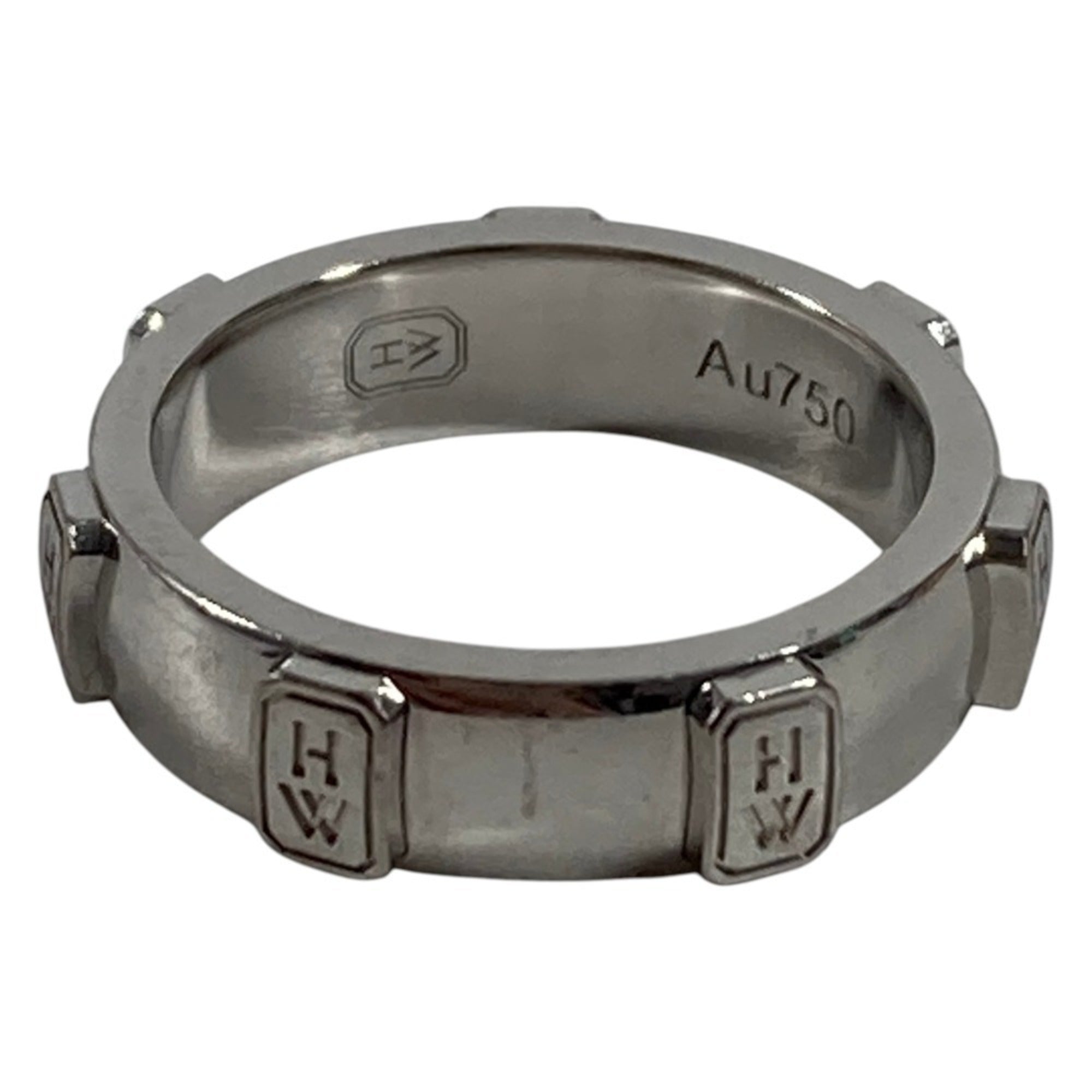 Harry Winston Silver Band Ring (Pre-Owned)