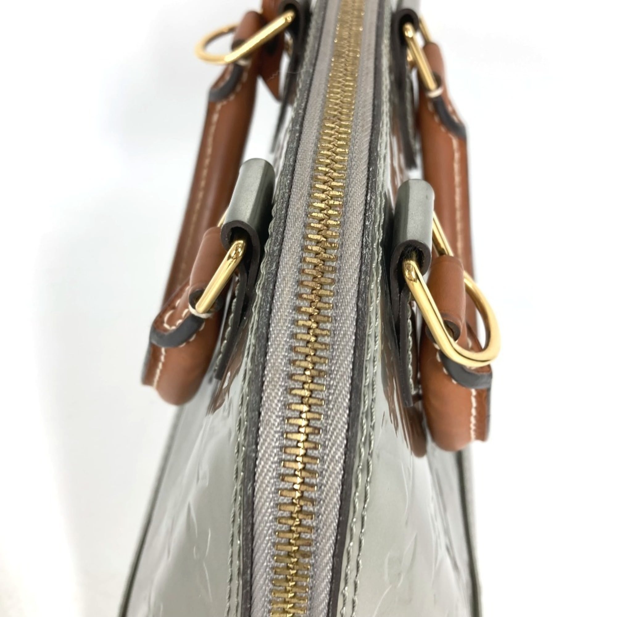 Louis Vuitton Monogram Vernis Argent Silver Monogram Vernis Handbag Shoulder Bag Tote Bag (Pre-Owned)