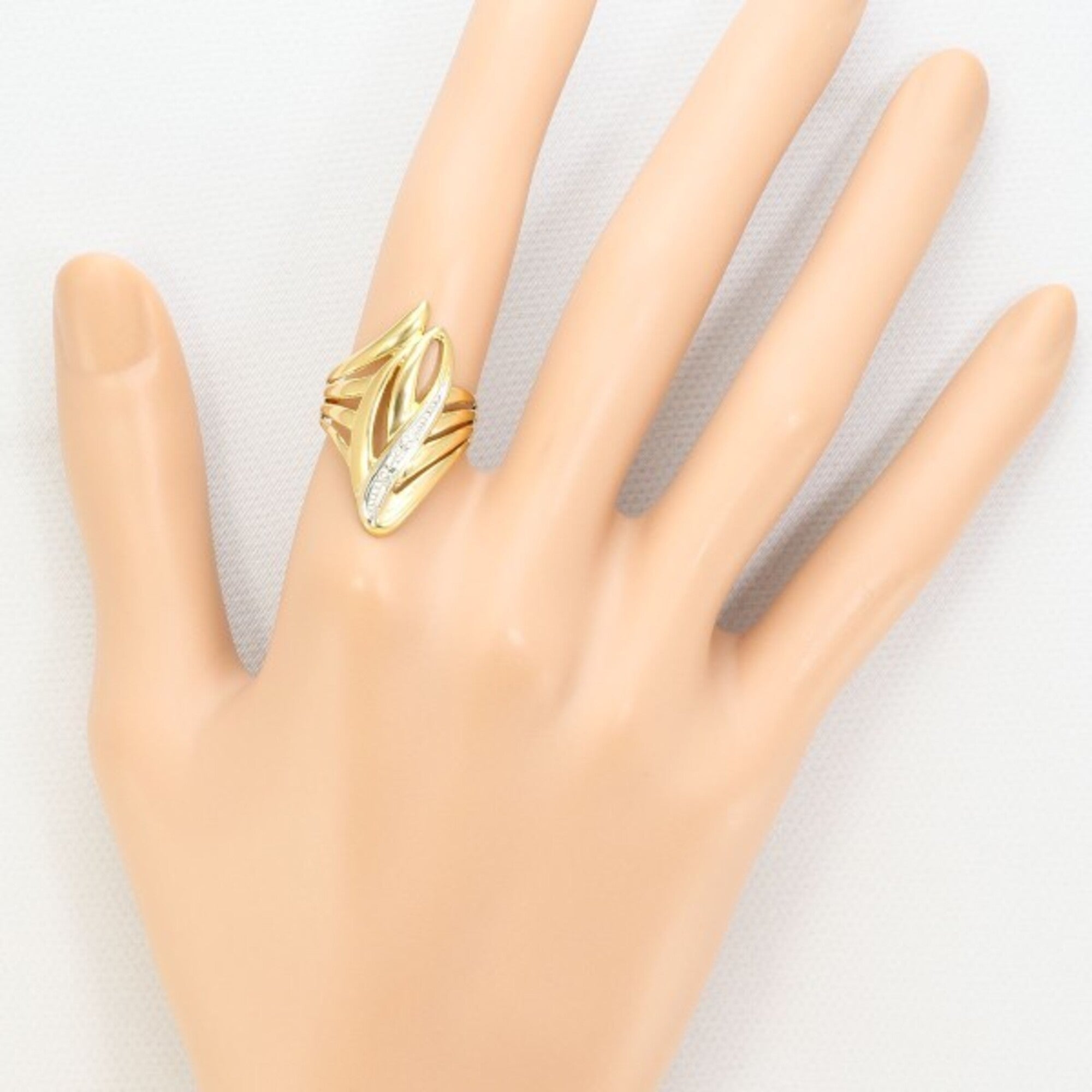 Unbranded Platinum Yellow Gold Yellow Gold (18K) Platinum 900 Band Ring (Pre-Owned)