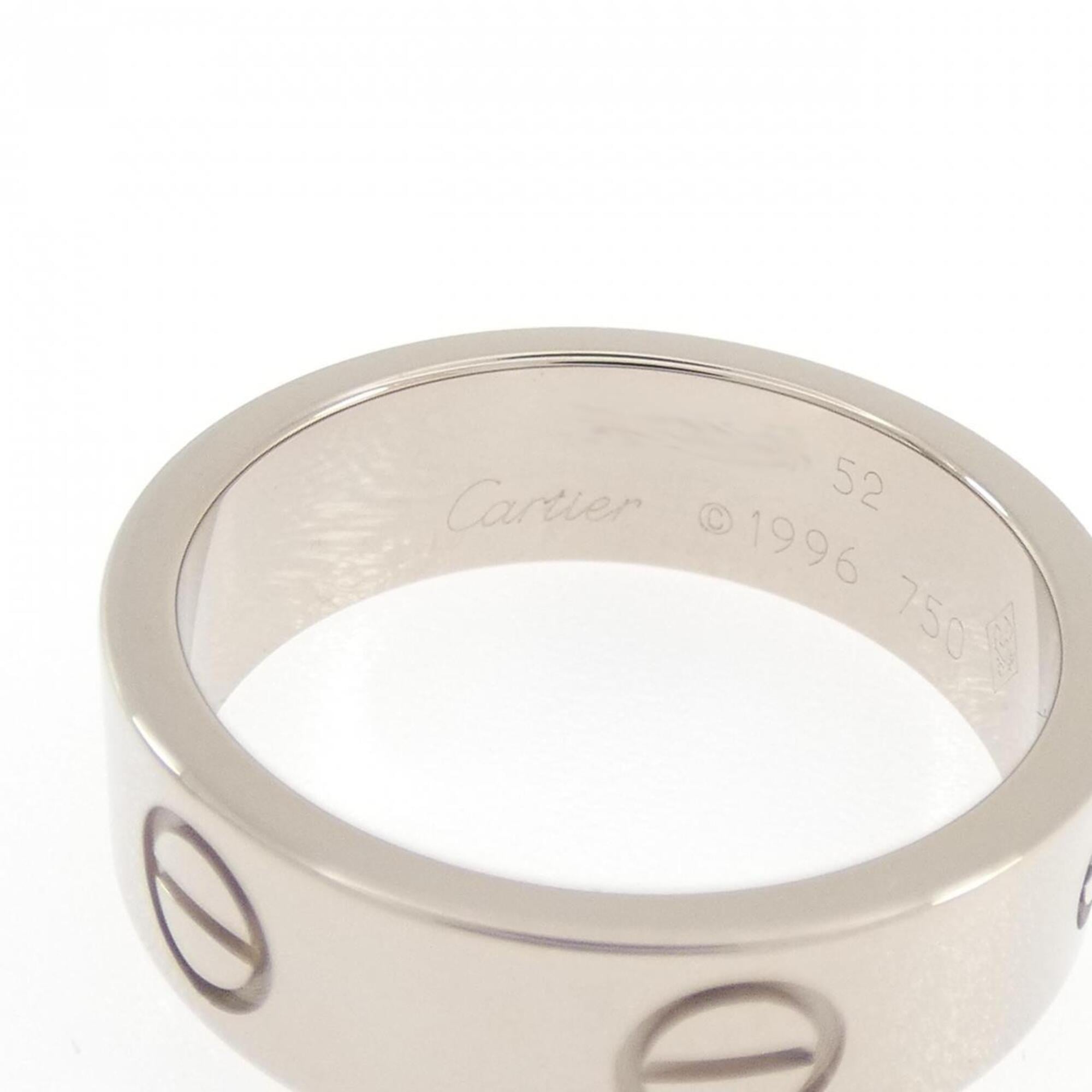 Cartier Love White Gold (18K) Band Ring (Pre-Owned)