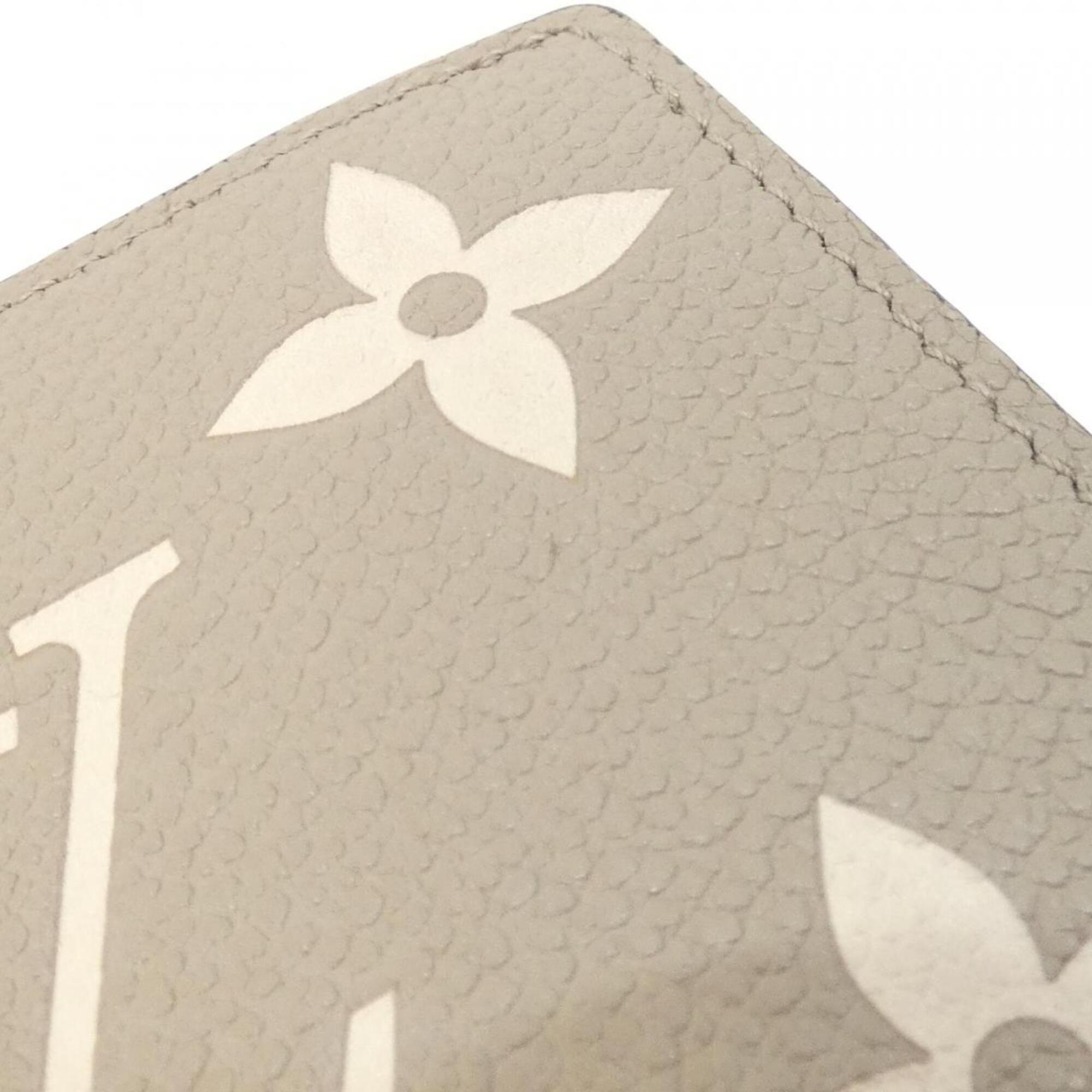 Louis Vuitton Beige Tourterelle Leather Wallet (Bi-Fold) (Pre-Owned)