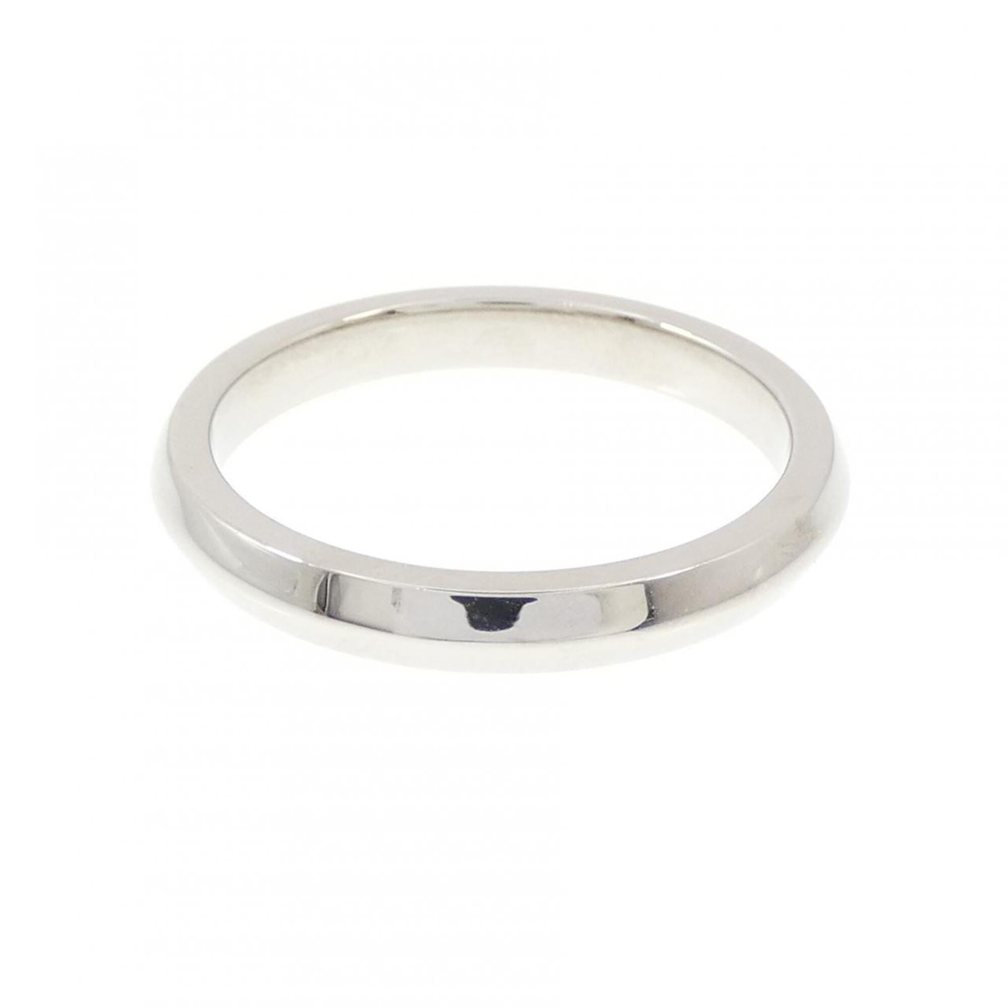 Bvlgari Platinum Platinum 950 Band Ring (Pre-Owned)