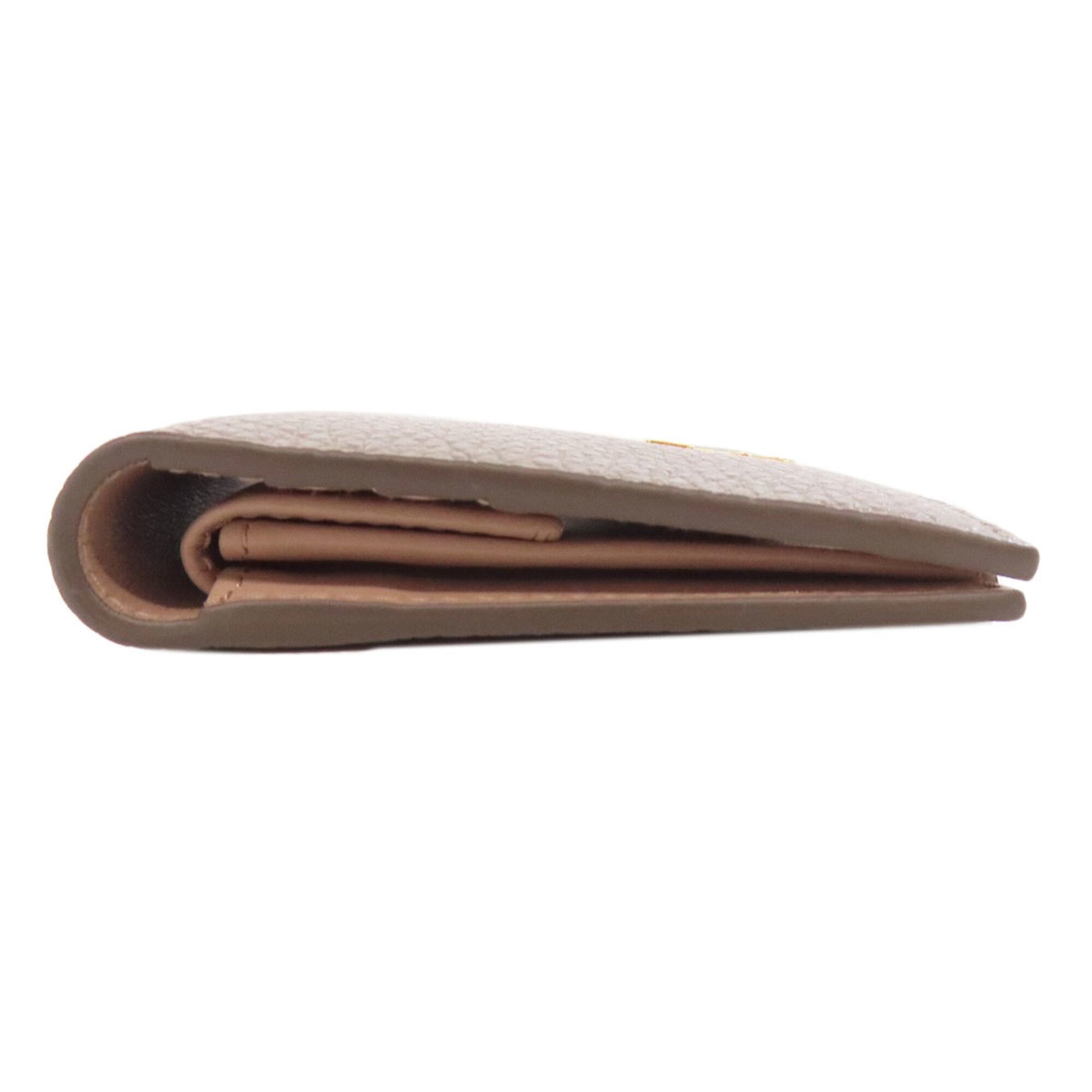 Prada Beige Leather Wallet (Bi-Fold) (Pre-Owned)