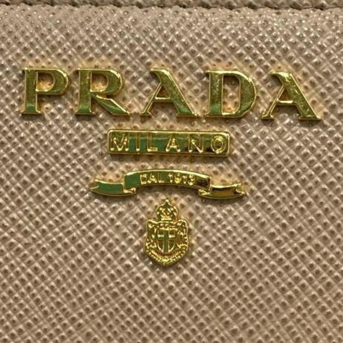 Prada Pink Beige Coin Purse/Coin Case (Pre-Owned)