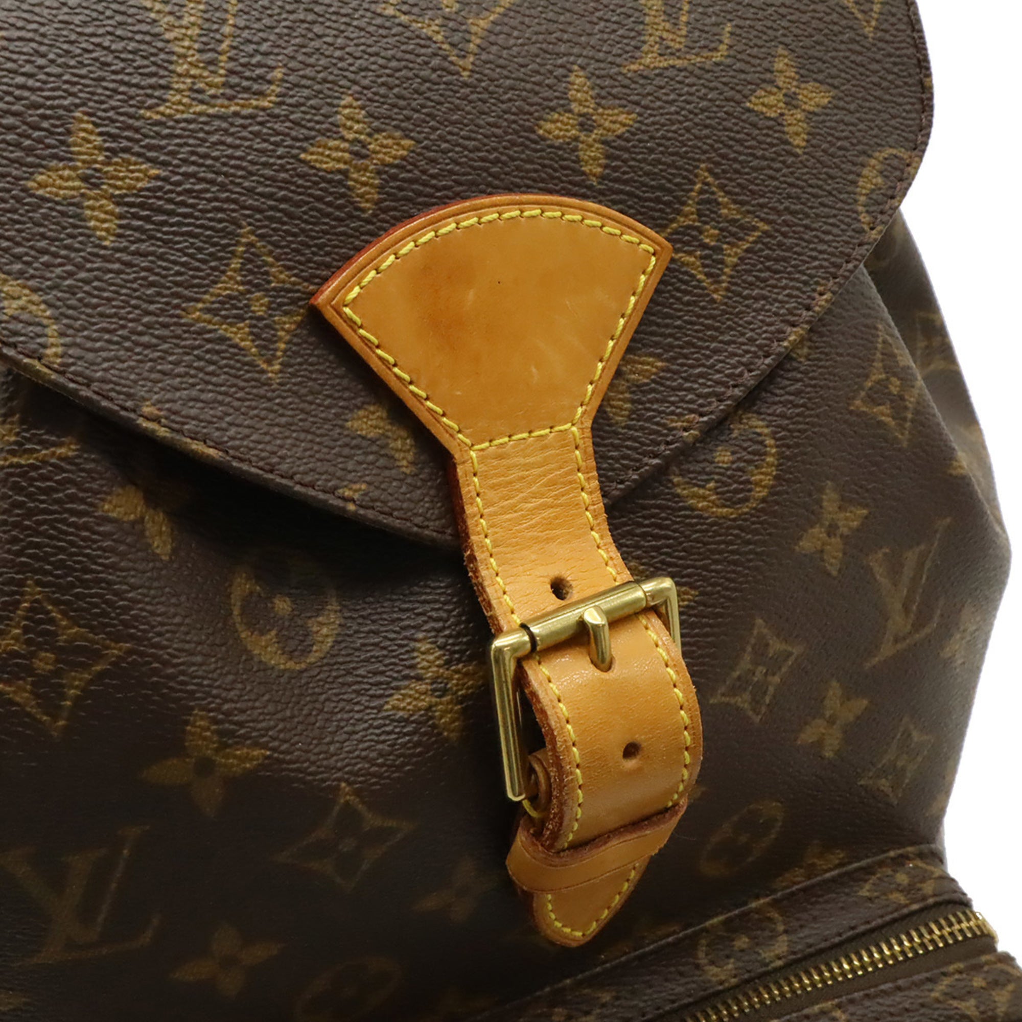 Louis Vuitton Monogram Brown Monogram Backpack Shoulder Bag (Pre-Owned)