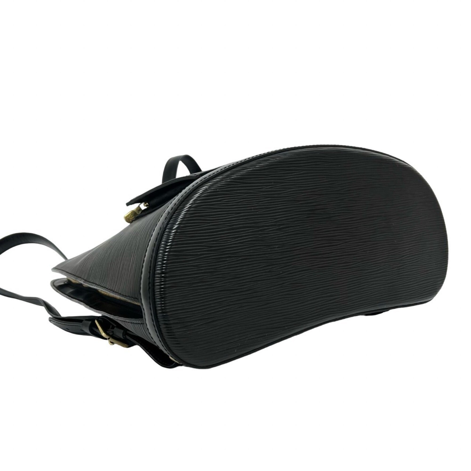 Louis Vuitton Black Leather Backpack (Pre-Owned)