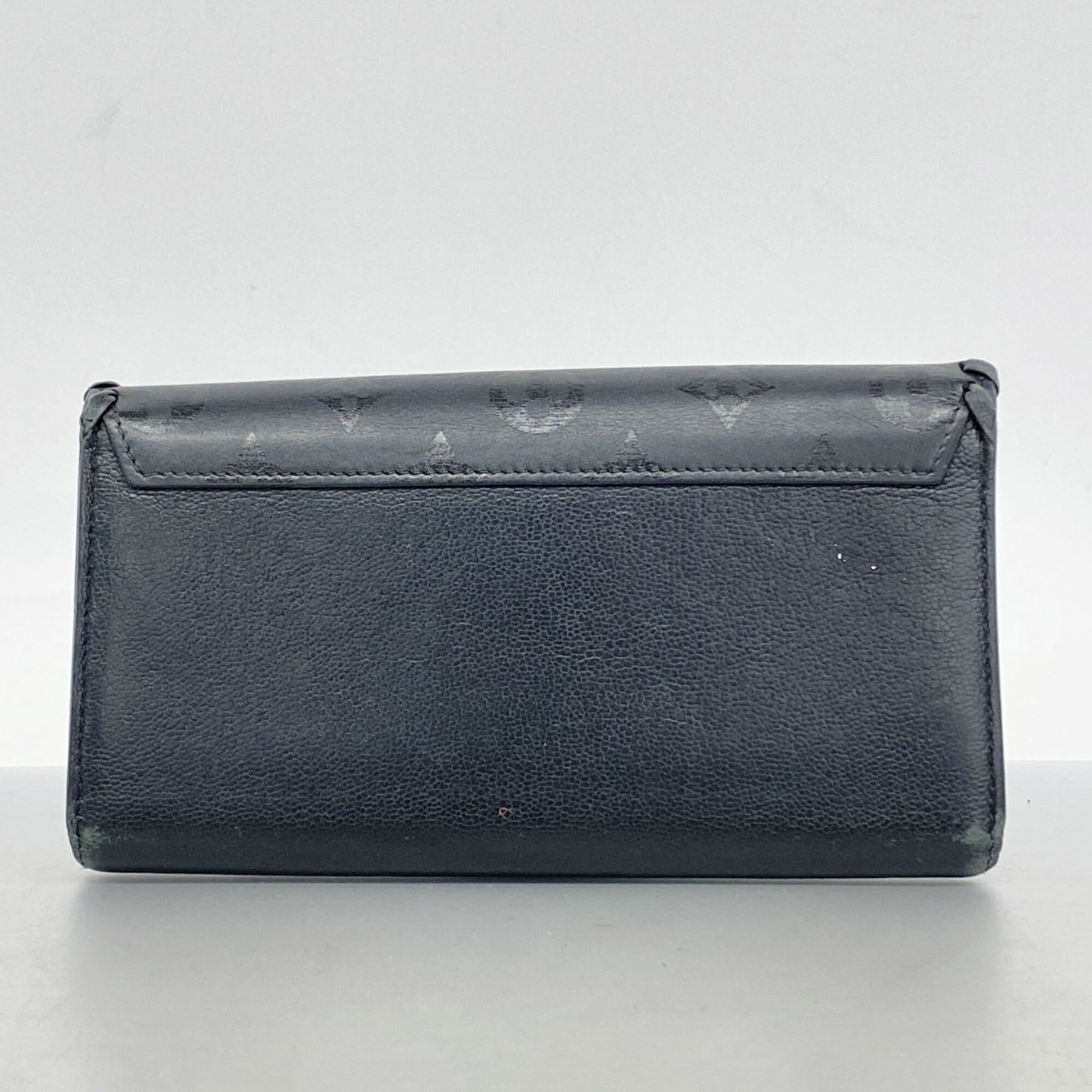 Louis Vuitton Noir Long Wallet (Bi-Fold) (Pre-Owned)