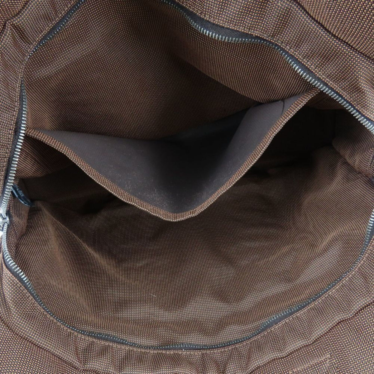 Hermes Brown Polyester Tote Bag (Pre-Owned)