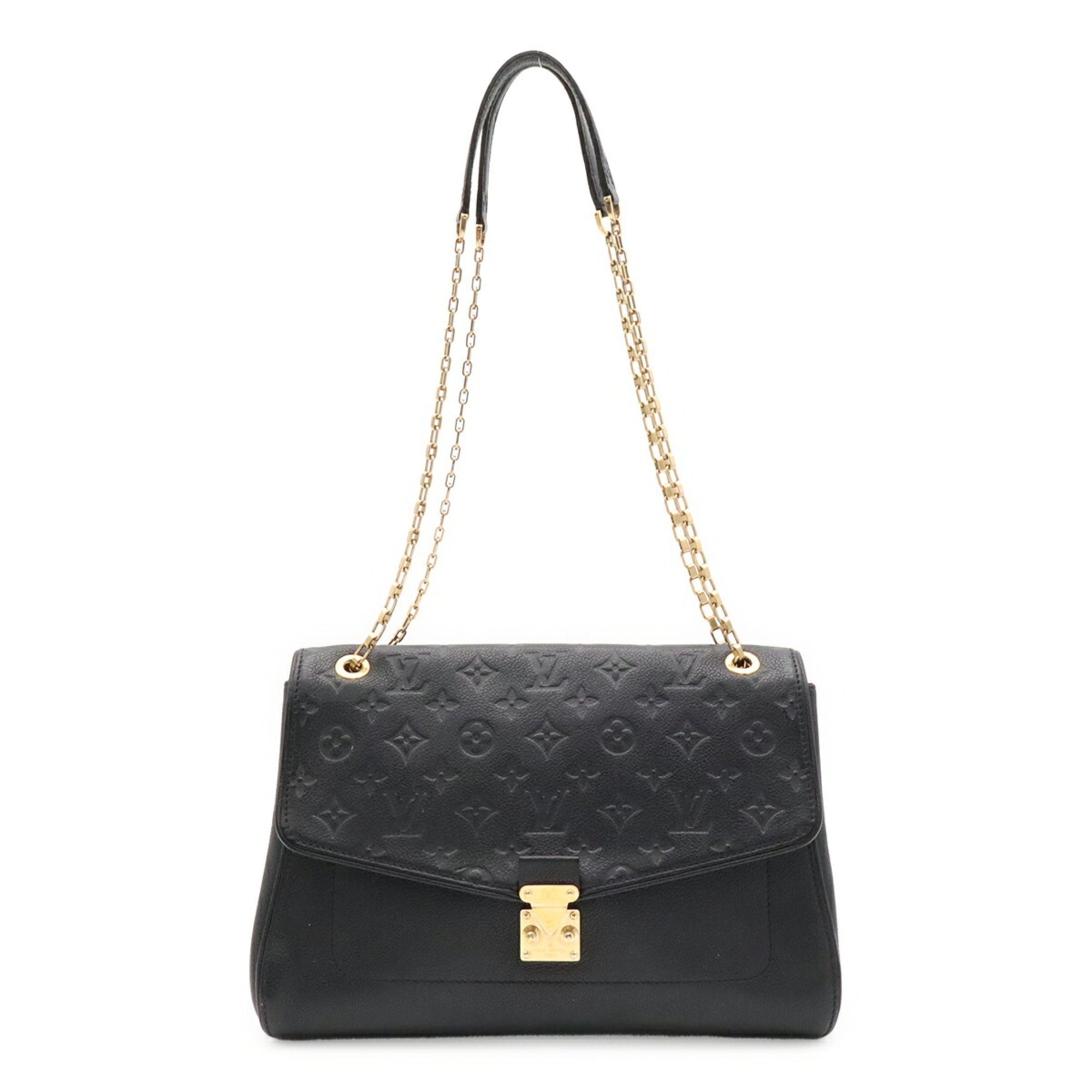 Louis Vuitton Black Noir Monogram Empreinte Shoulder Bag (Pre-Owned)