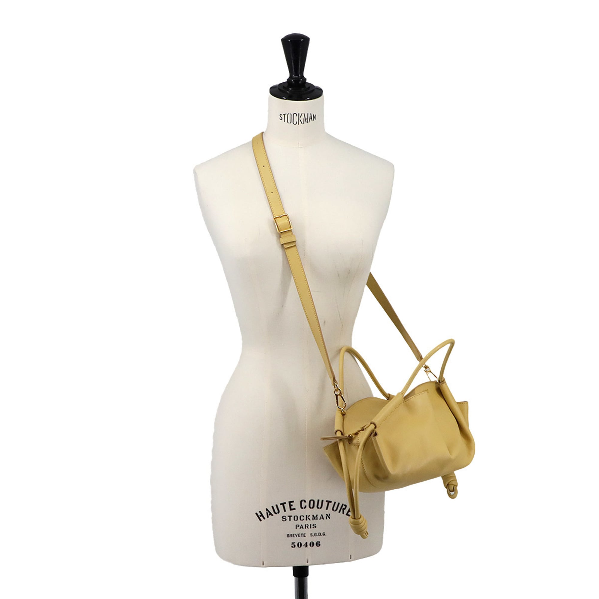 Loewe Yellow Leather Handbag (Pre-Owned)