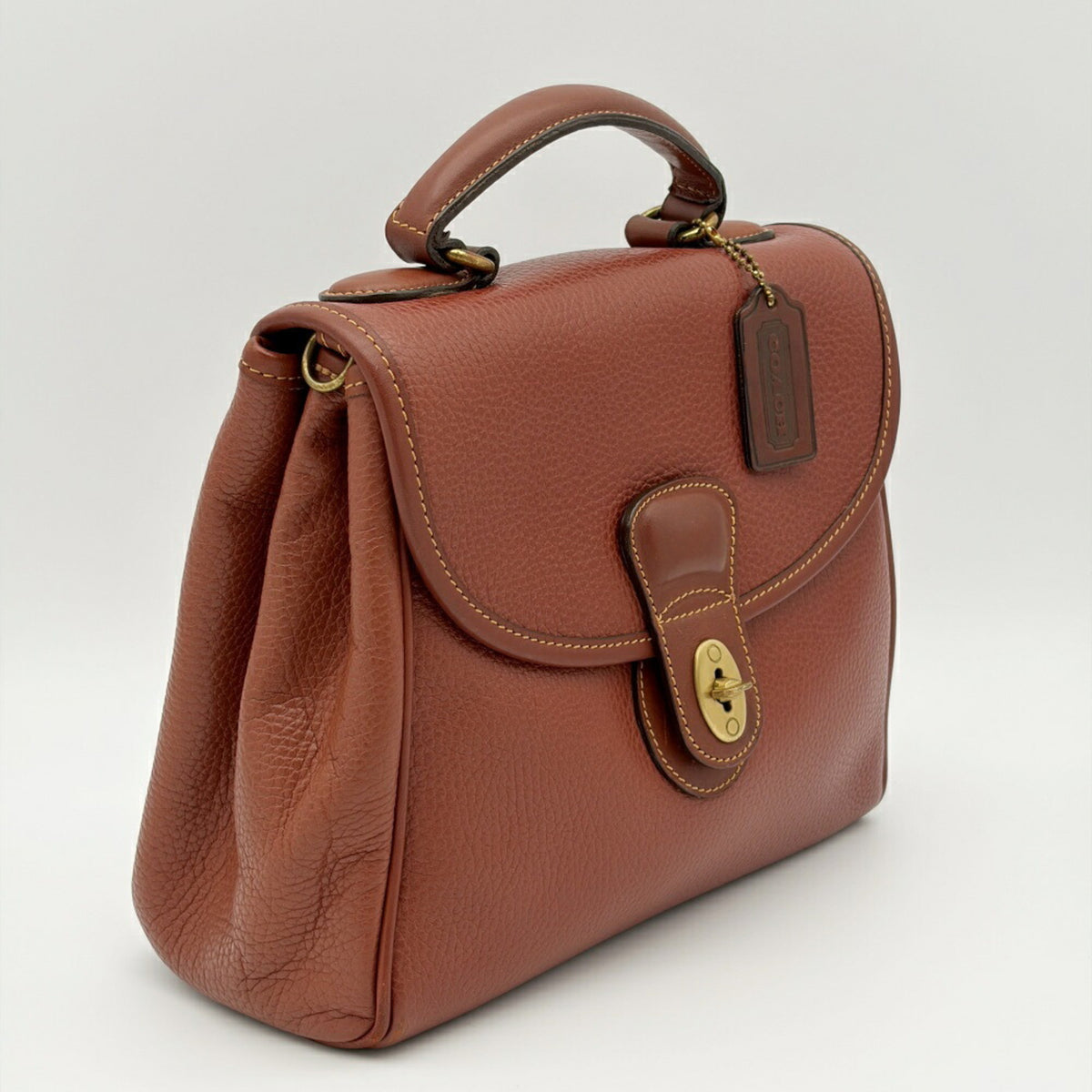 Coach Brown Leather Handbag (Pre-Owned)