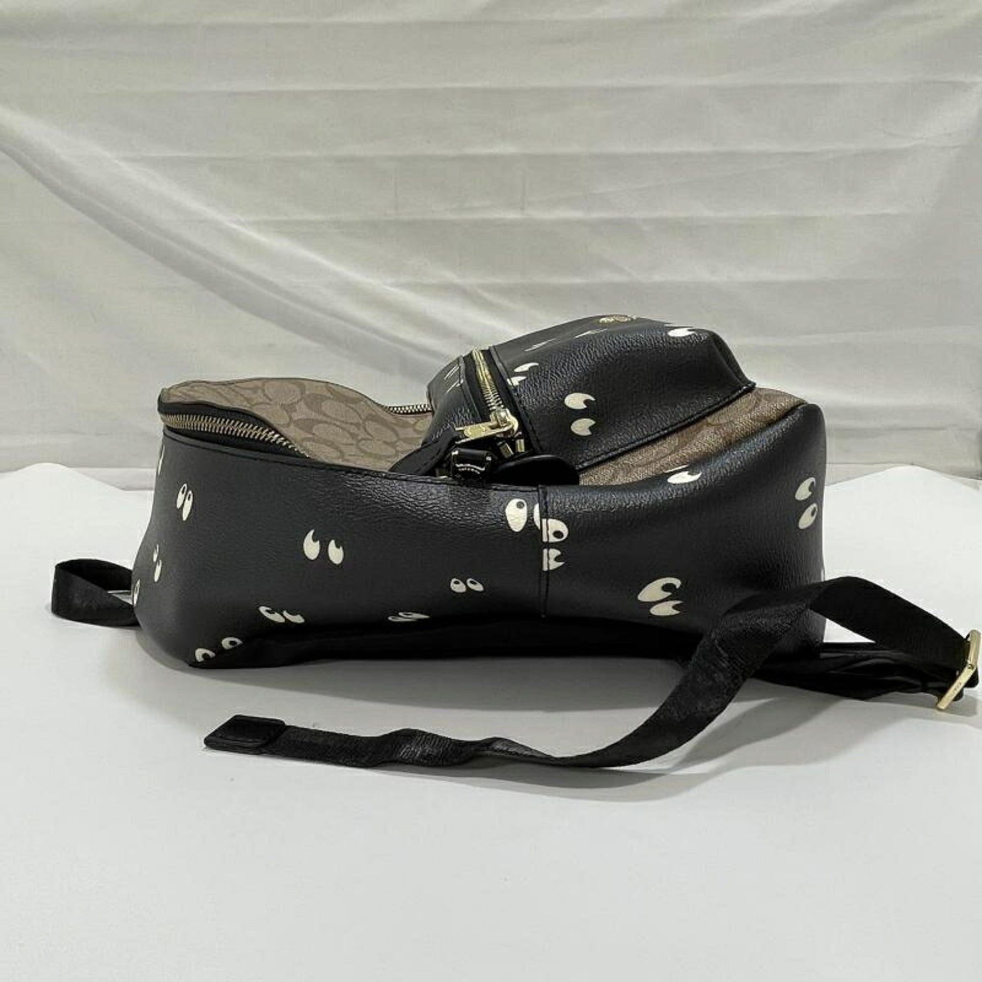Coach Black Brown Backpack (Pre-Owned)