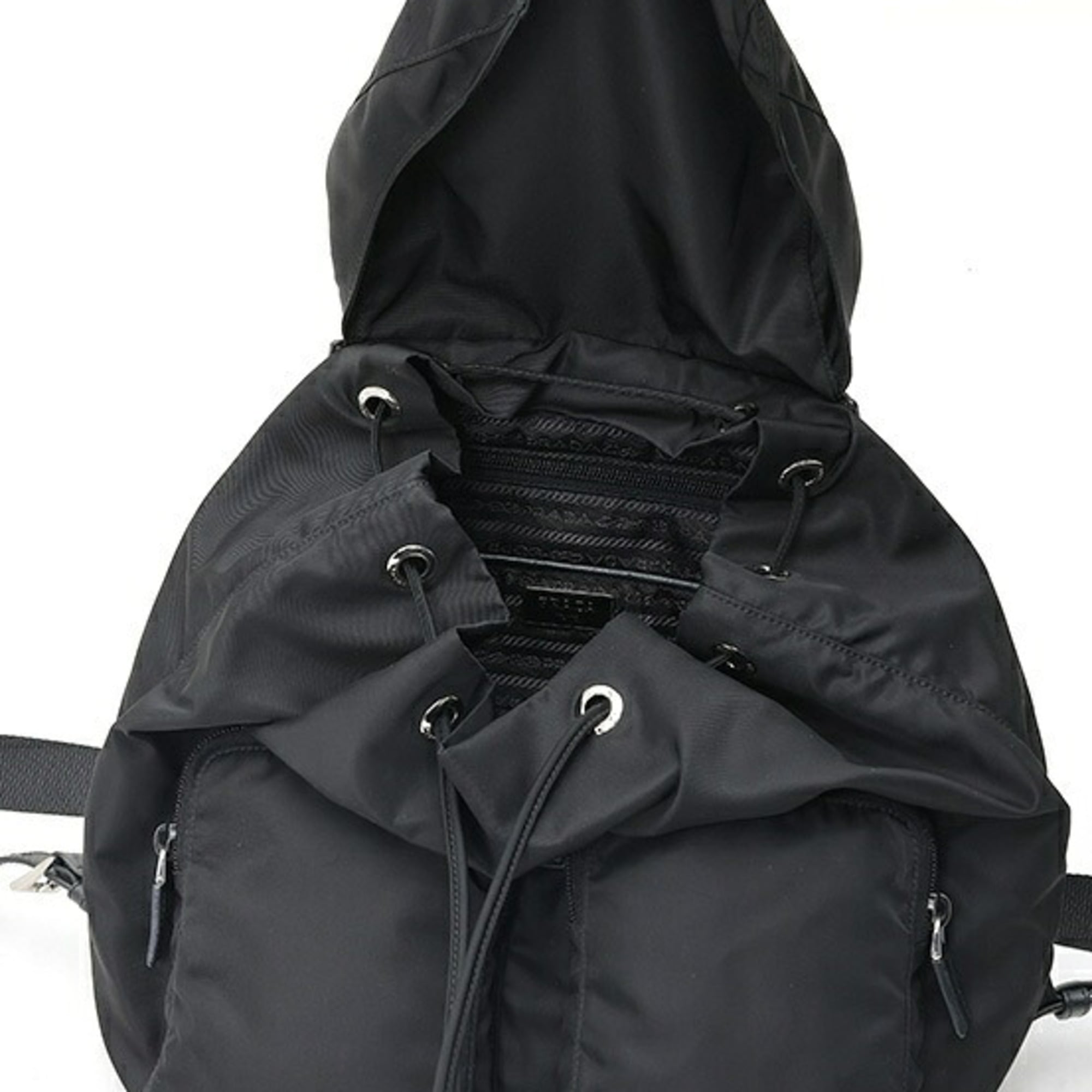 Prada Black Nylon Backpack (Pre-Owned)