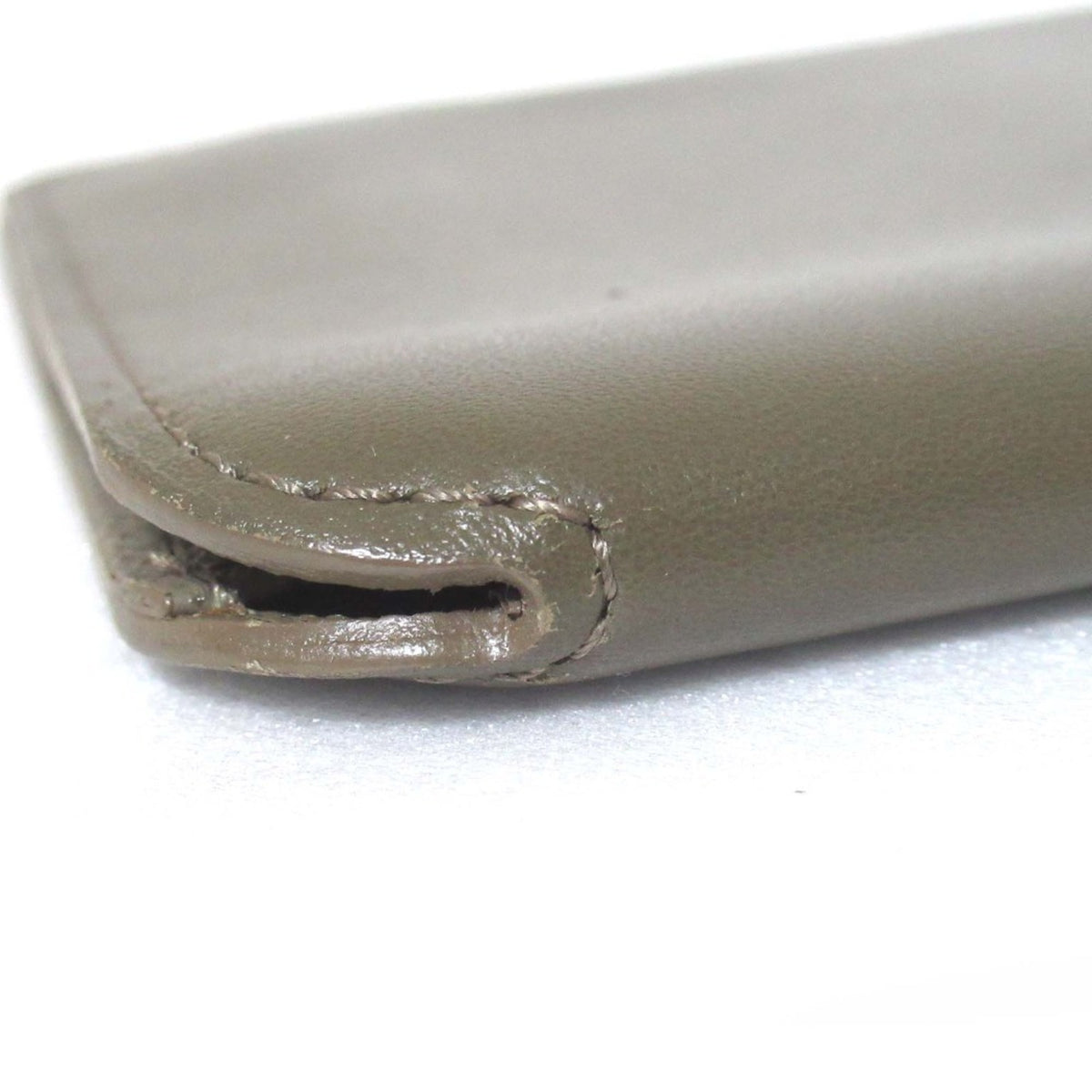 Louis Vuitton Khaki Leather Long Wallet (Bi-Fold) (Pre-Owned)