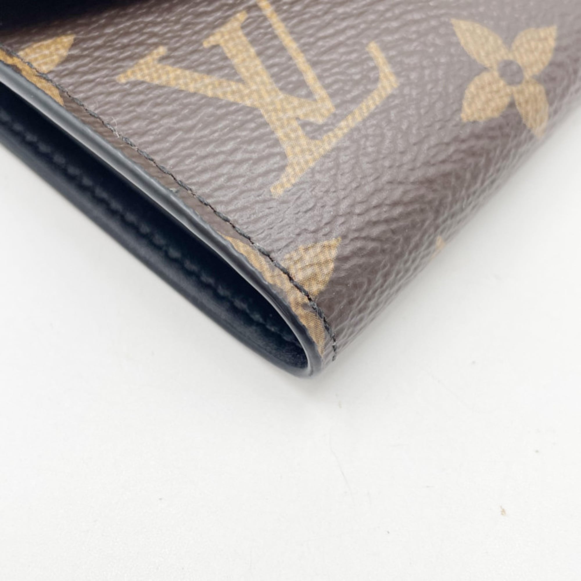 Louis Vuitton Brown Pvc Cuir Ombre Leather Wallet (Tri-Fold) (Pre-Owned)