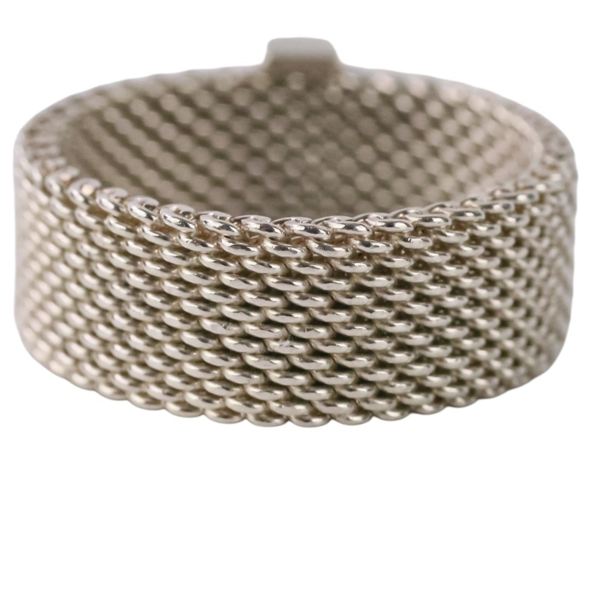 Tiffany Silver Silver 925 Band Ring (Pre-Owned)