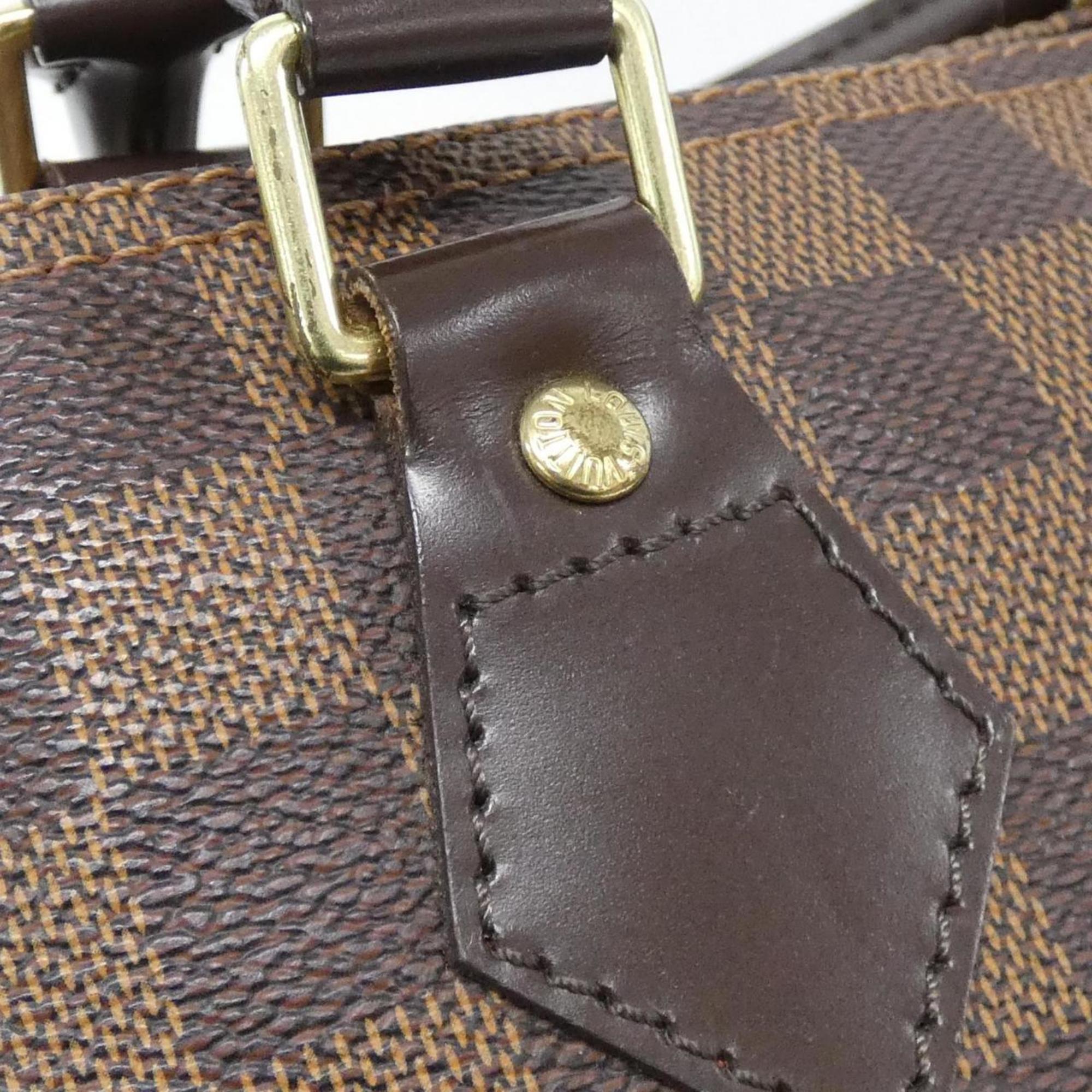 Louis Vuitton Ebene Coated Canvas Boston Bag (Pre-Owned)