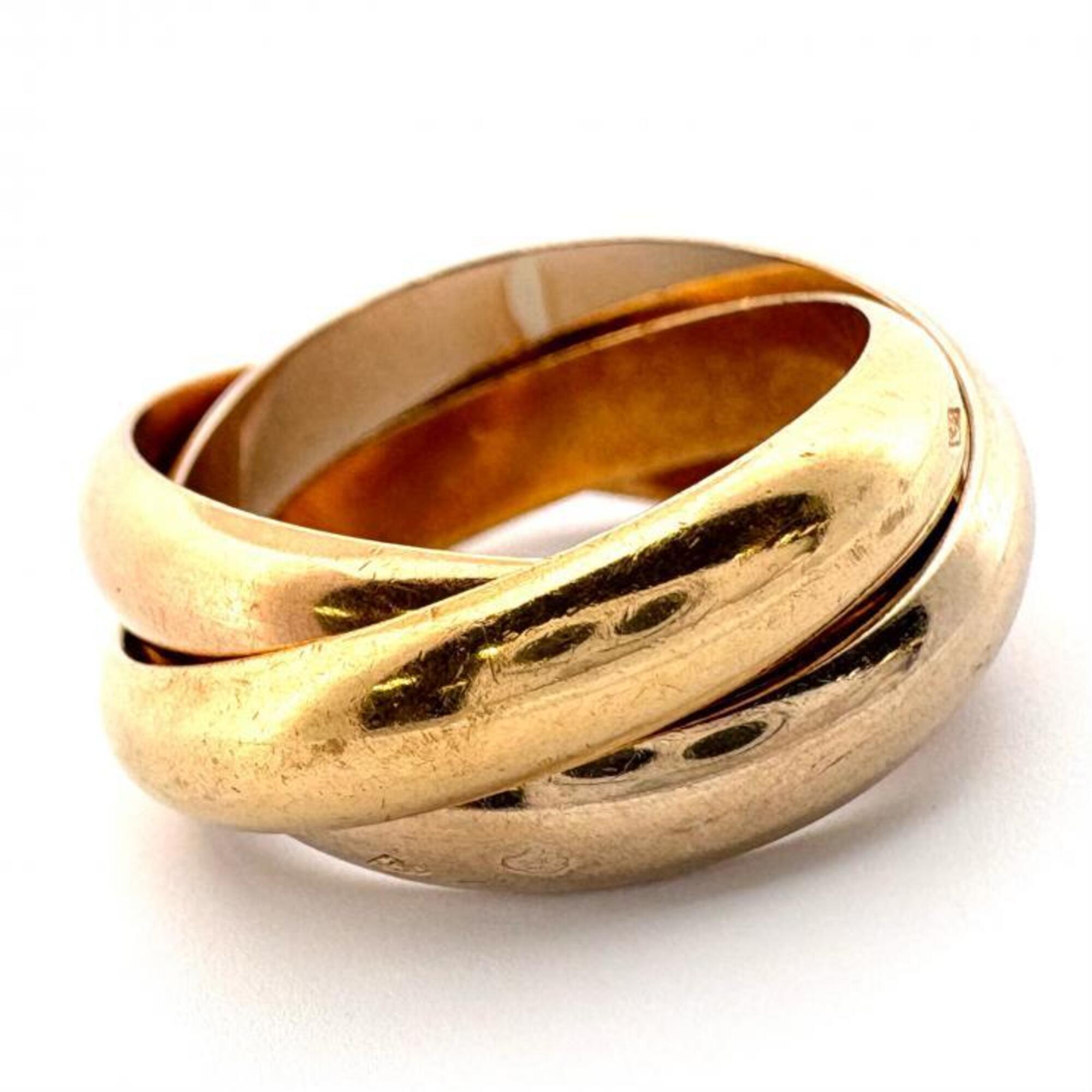 Cartier Pink Gold White Gold Yellow Gold Yellow Gold (18K) Pink Gold (18K) White Gold (18K) Band Ring (Pre-Owned)