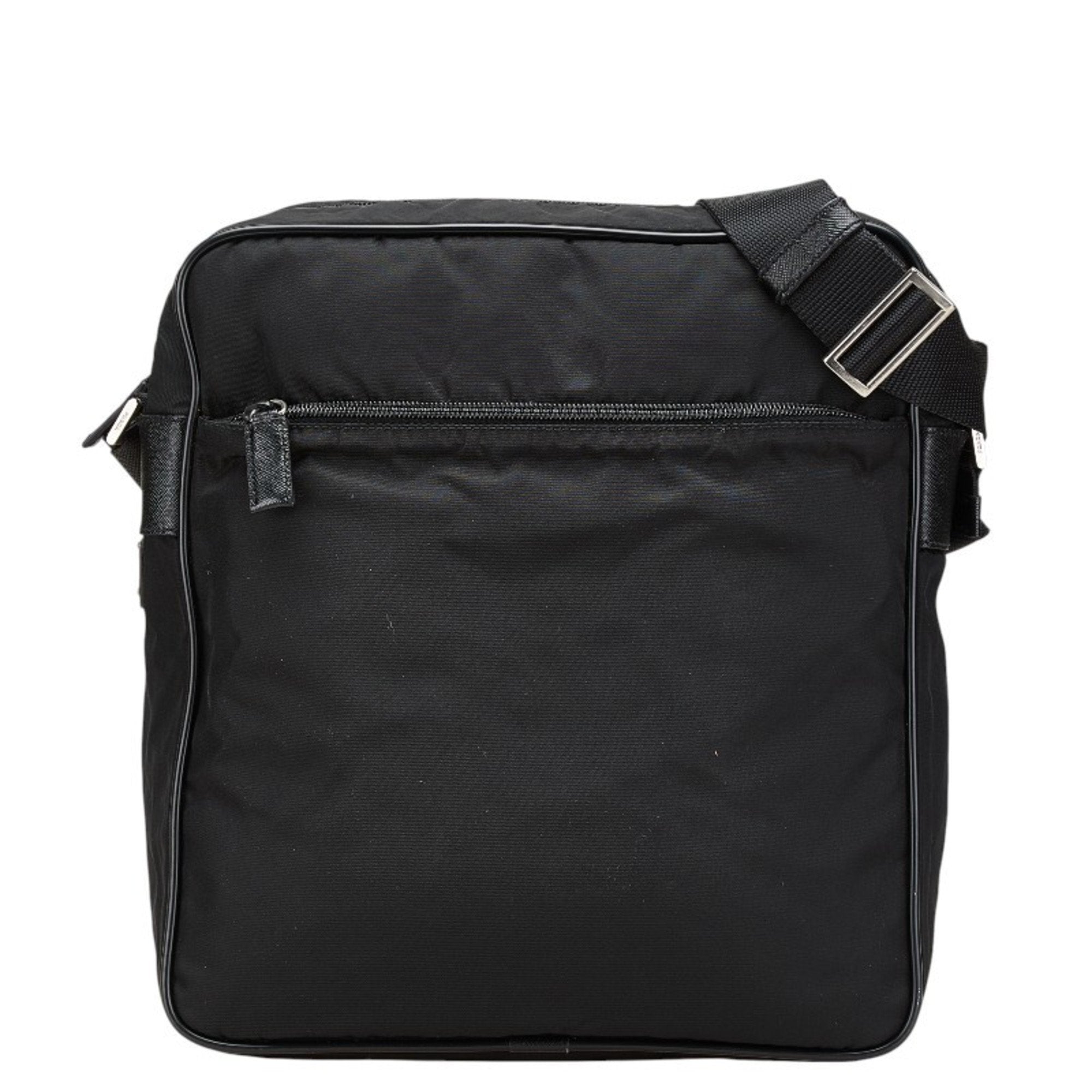Prada Black Nylon Shoulder Bag (Pre-Owned)
