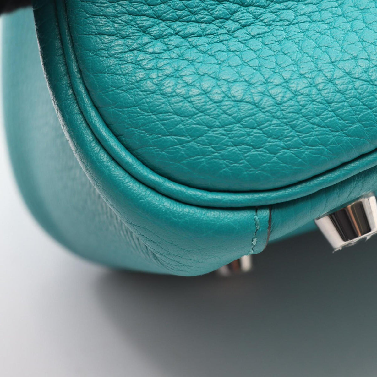 Hermes Green Taurillon Clemence Leather Leather Handbag Shoulder Bag (Pre-Owned)