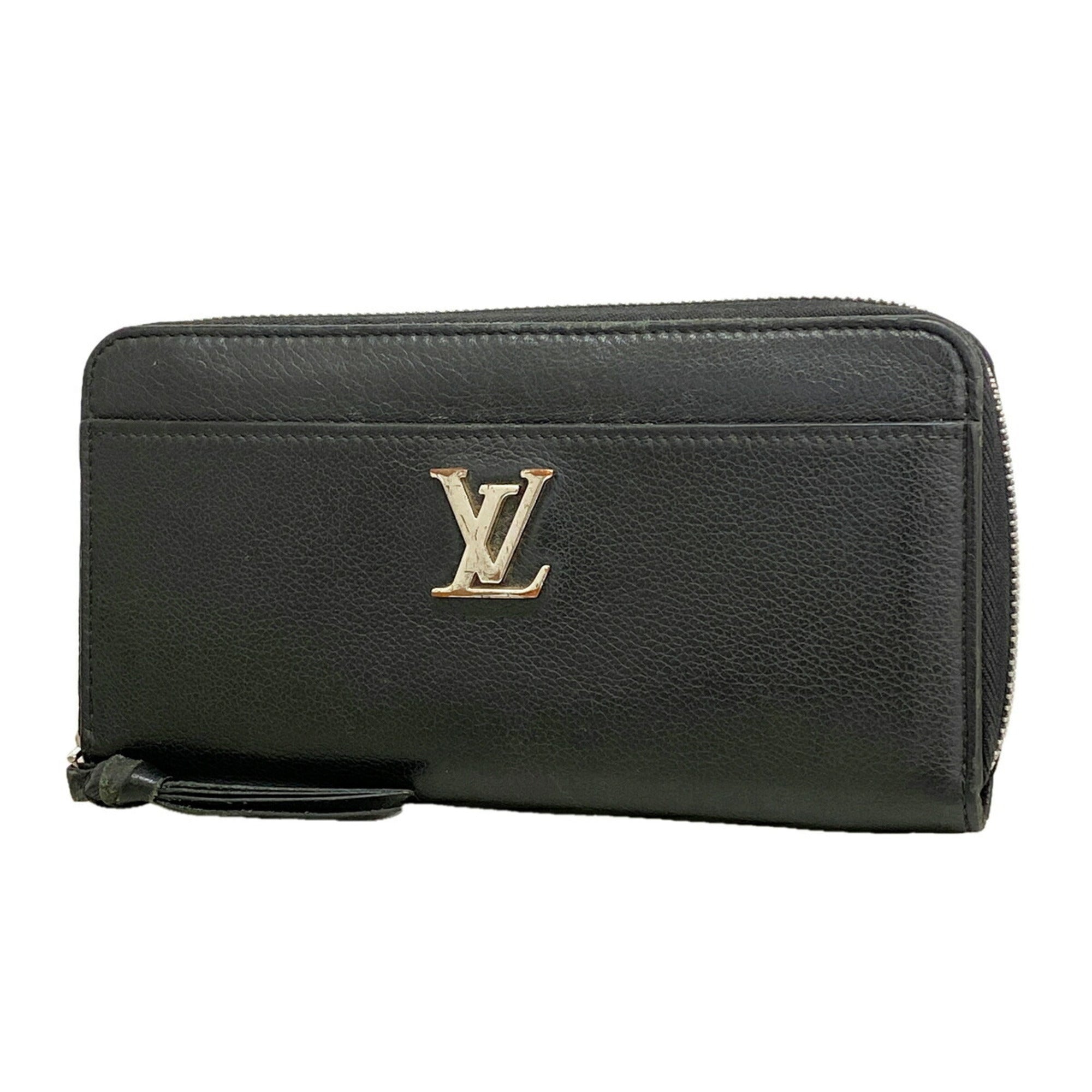 Louis Vuitton Noir Long Wallet (Bi-Fold) (Pre-Owned)