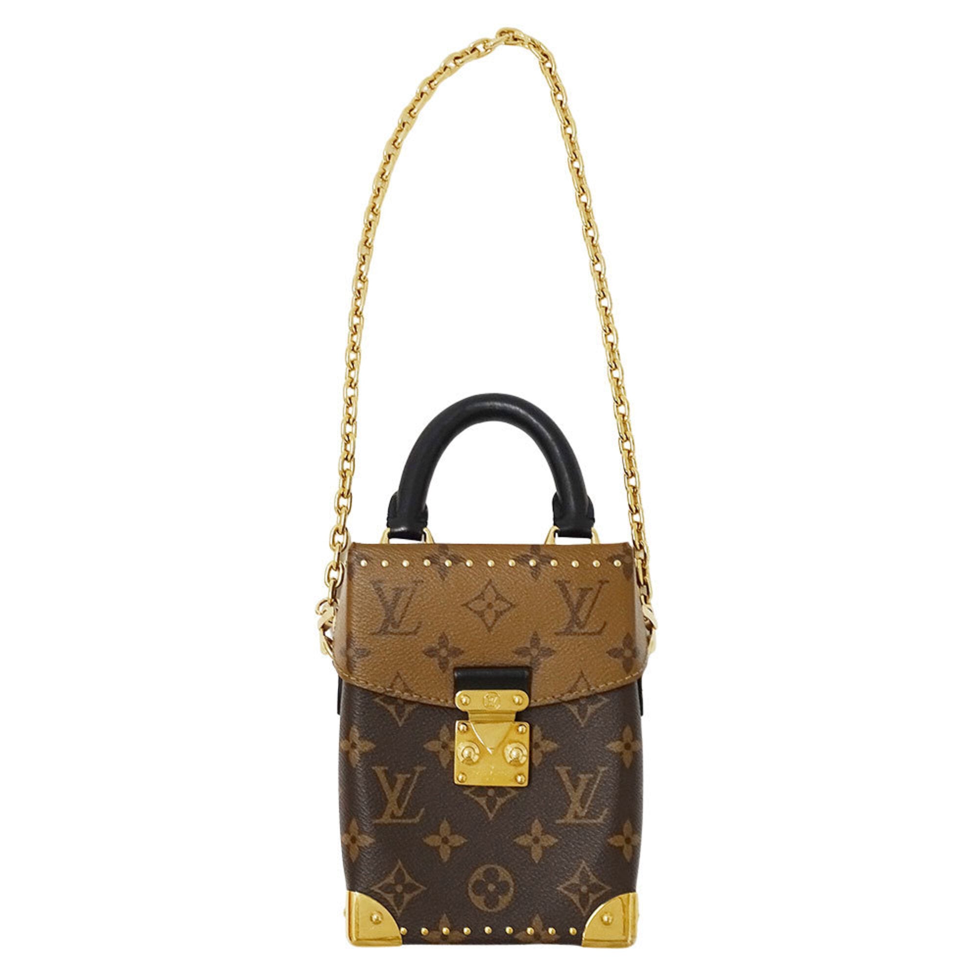 Louis Vuitton Brown Monogram Handbag Shoulder Bag (Pre-Owned)