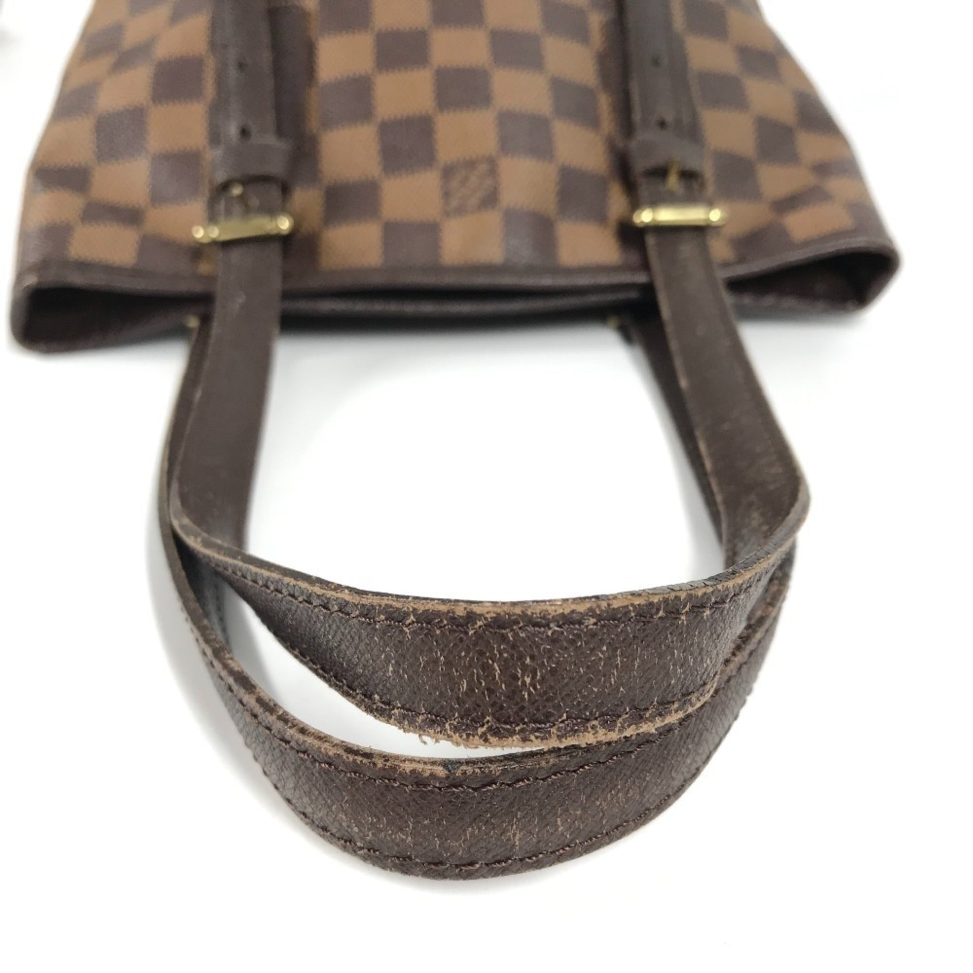 Louis Vuitton Brown Damier Canvas Ebene Damier Canvas Pouch Shoulder Bag Tote Bag (Pre-Owned)