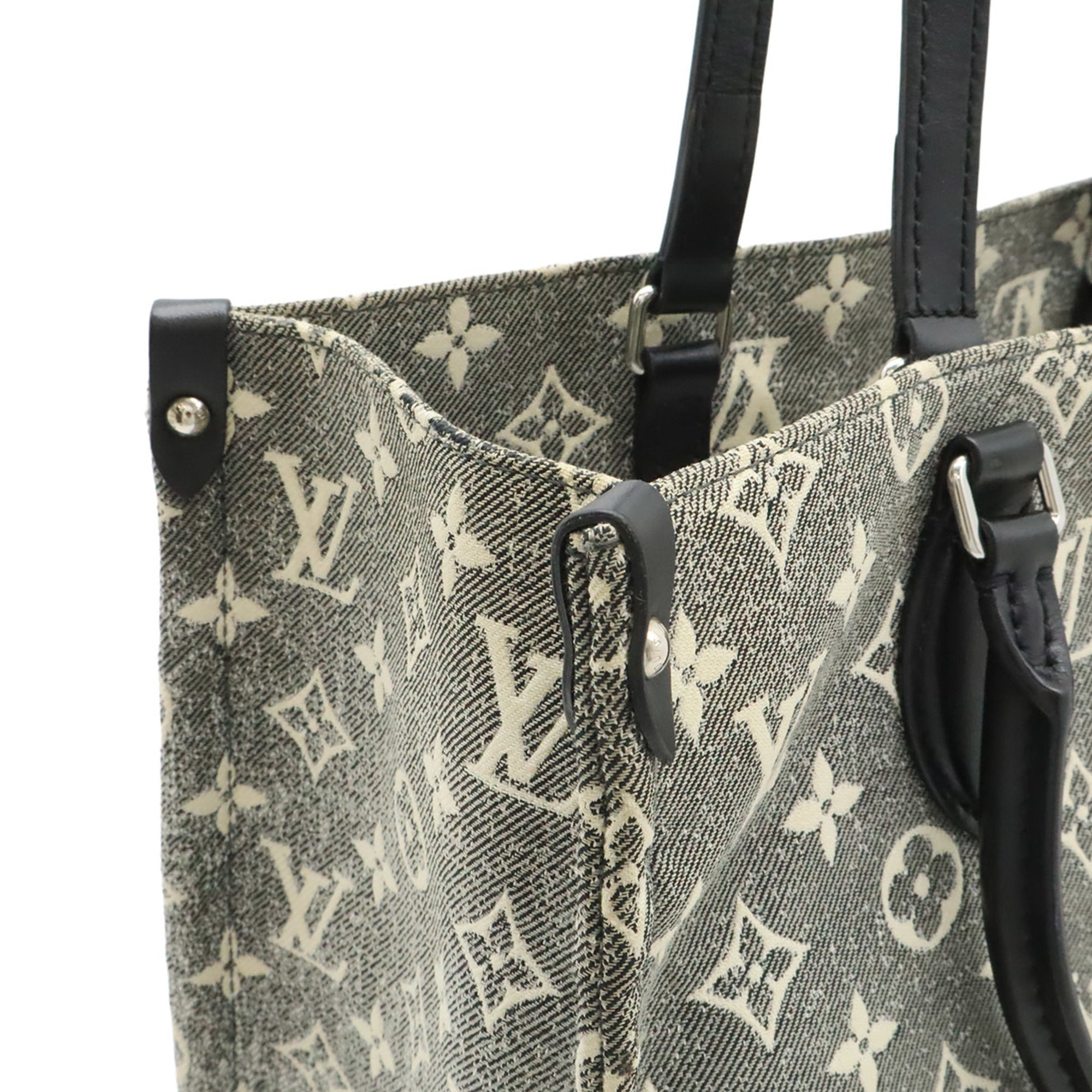 Louis Vuitton Black Monogram Noir Monogram Handbag Tote Bag (Pre-Owned)