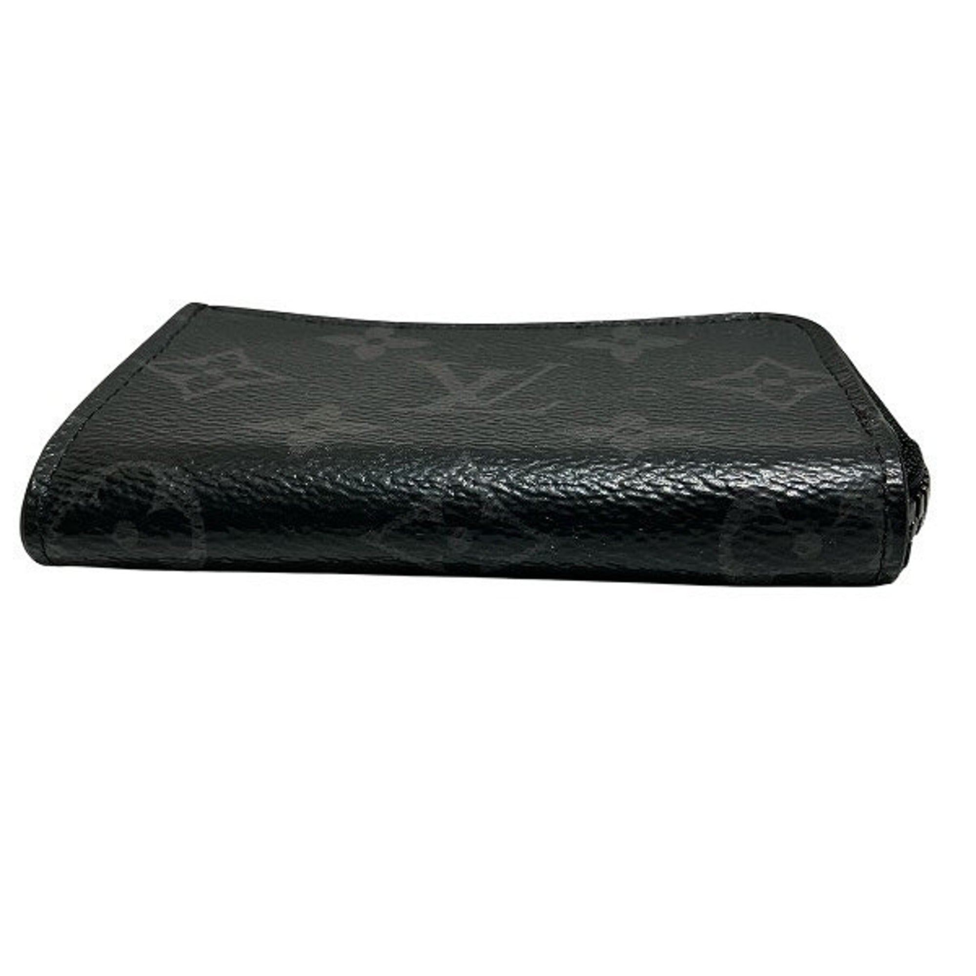 Louis Vuitton Black Monogram Canvas Pvc Coated Canvas Coin Purse/Coin Case (Pre-Owned)