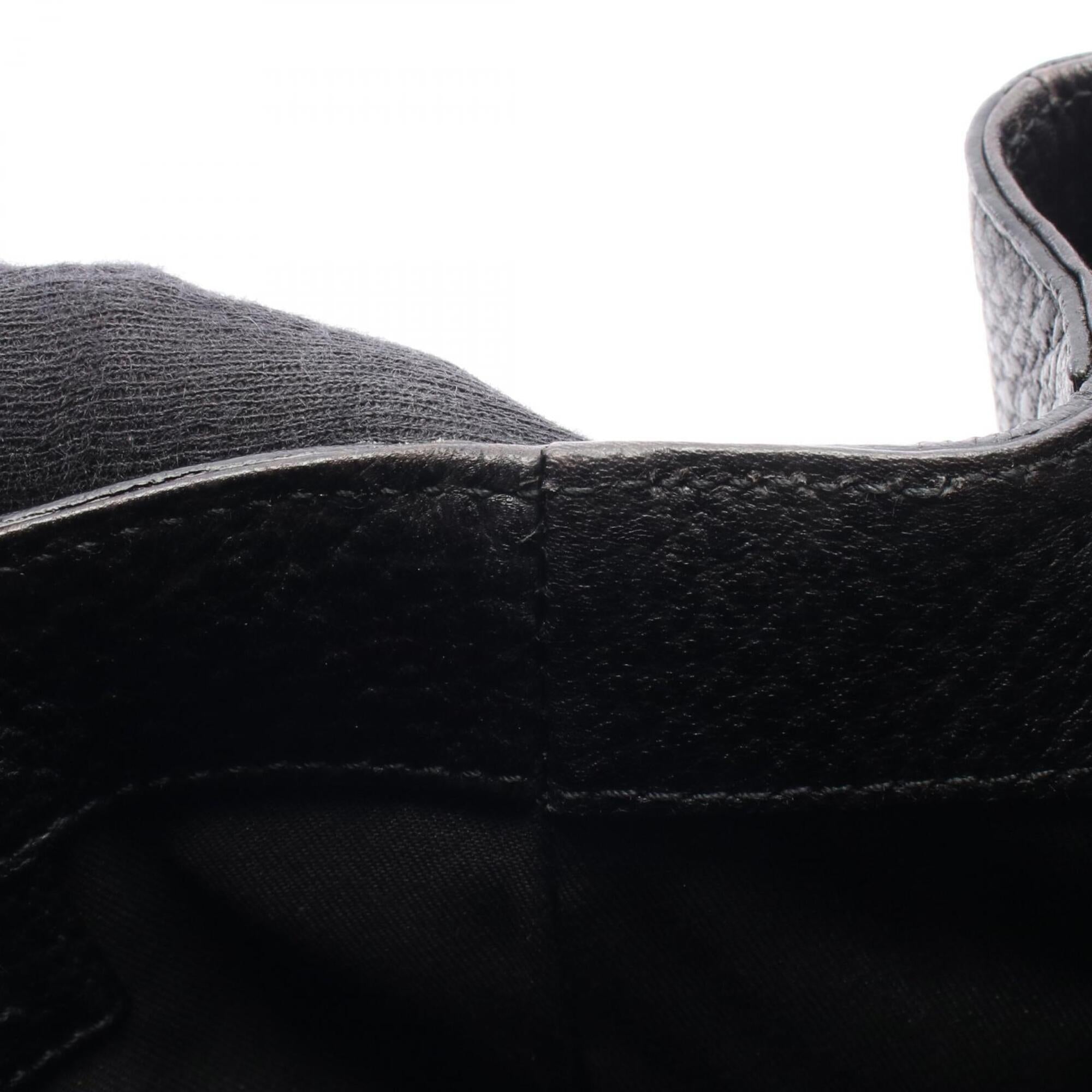 Gucci Black Leather Handbag (Pre-Owned)