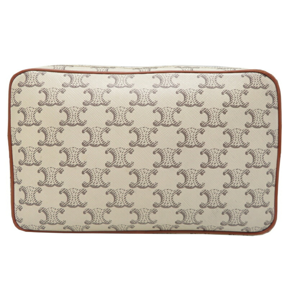 Celine White Pvc Leather Shoulder Bag (Pre-Owned)