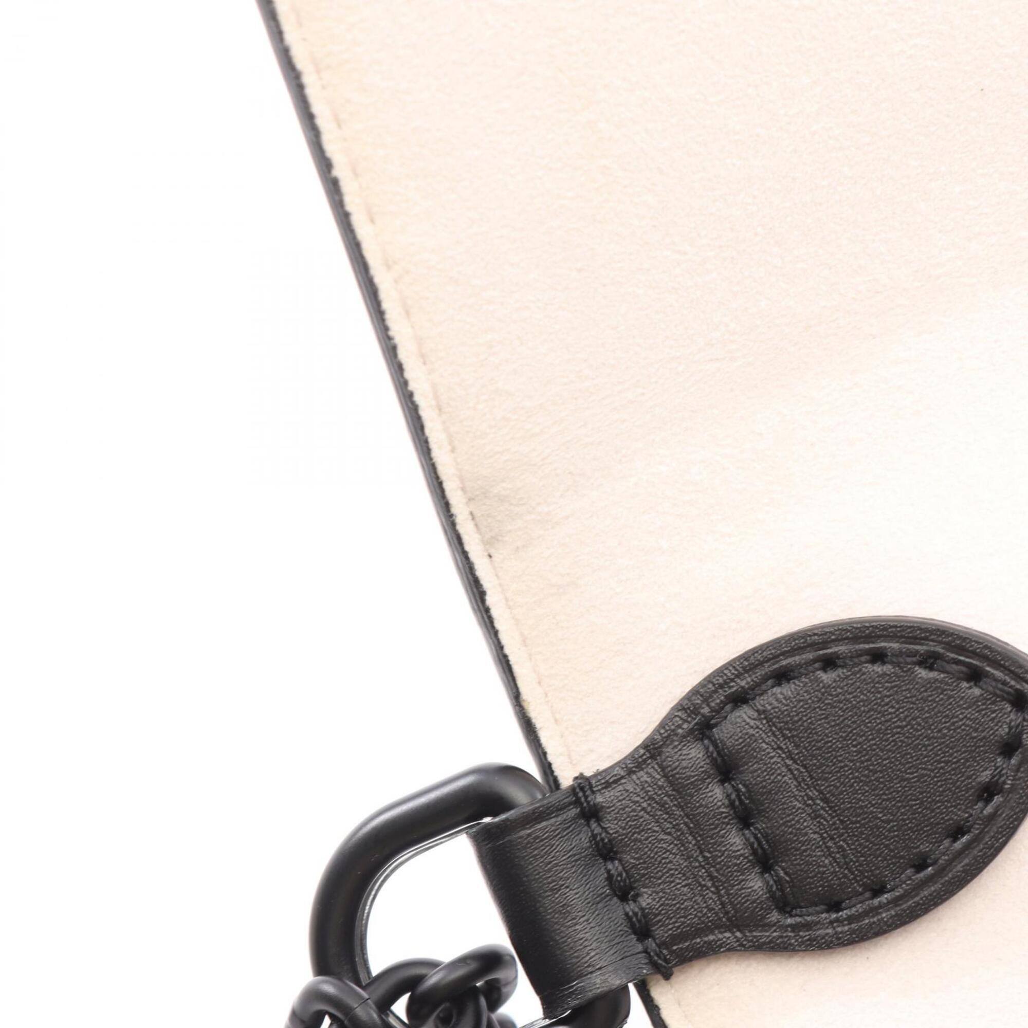 Louis Vuitton Black Red Color White Epi Leather Handbag Shoulder Bag (Pre-Owned)