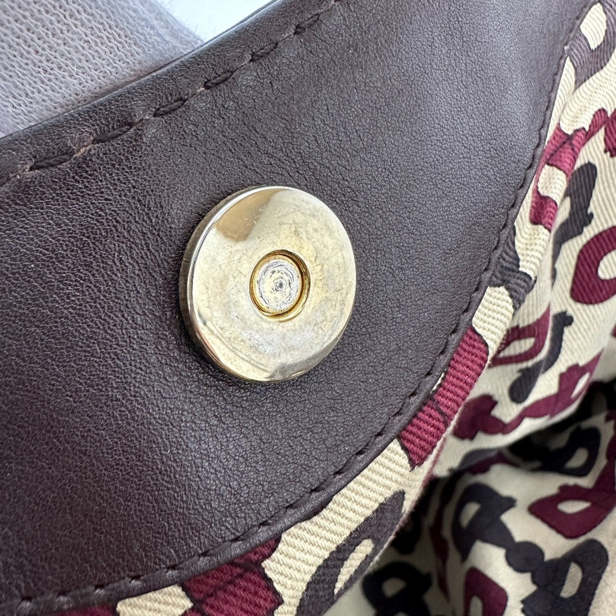 Gucci Brown Leather Tote Bag (Pre-Owned)