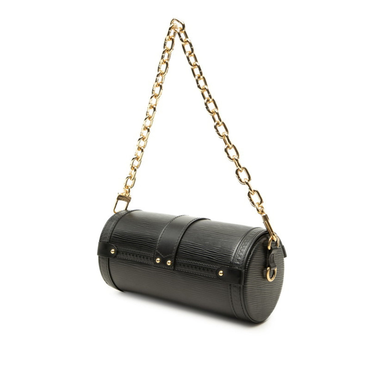 Louis Vuitton Epi Black Noir Leather Handbag Shoulder Bag (Pre-Owned)