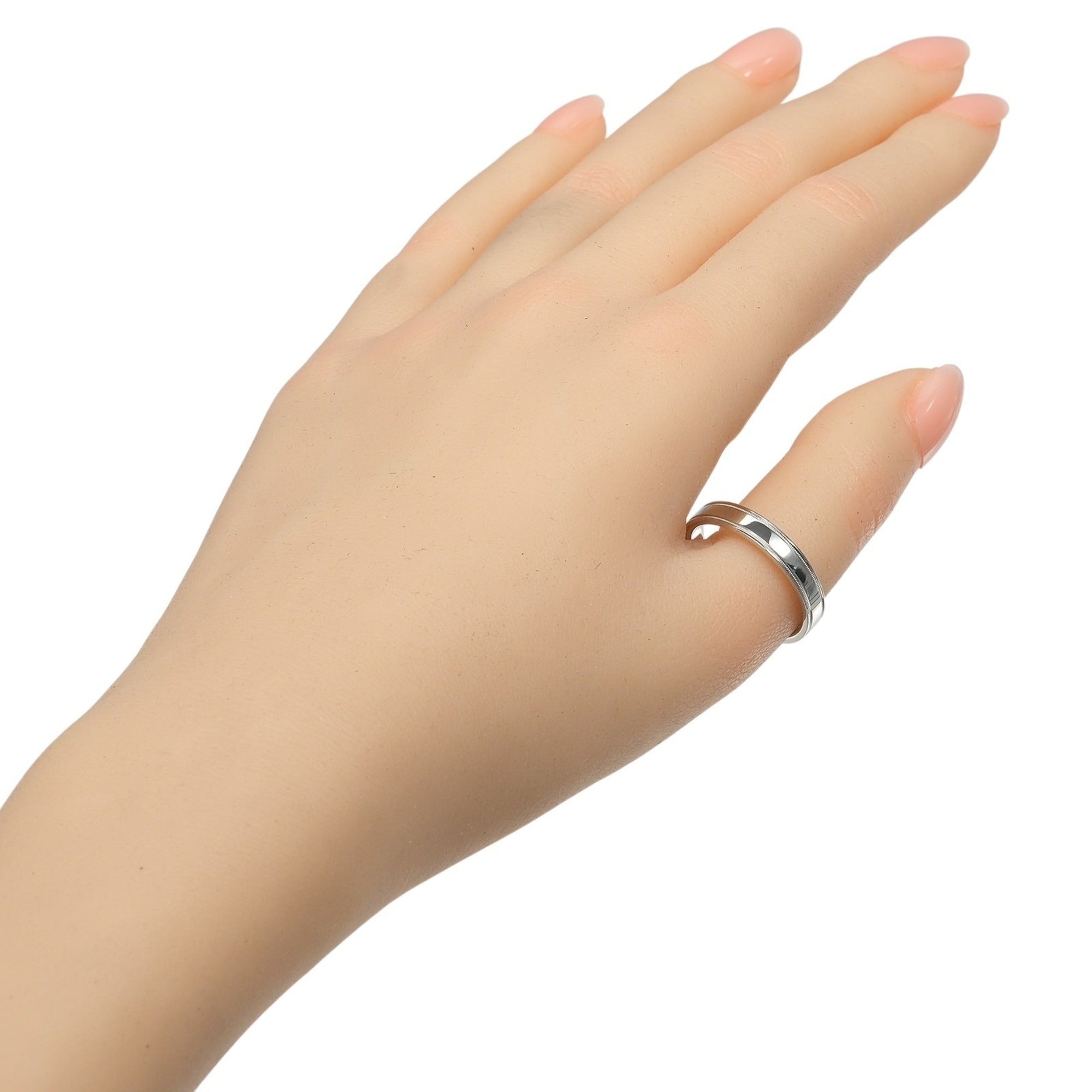 Tiffany Platinum 950 Band Ring (Pre-Owned)