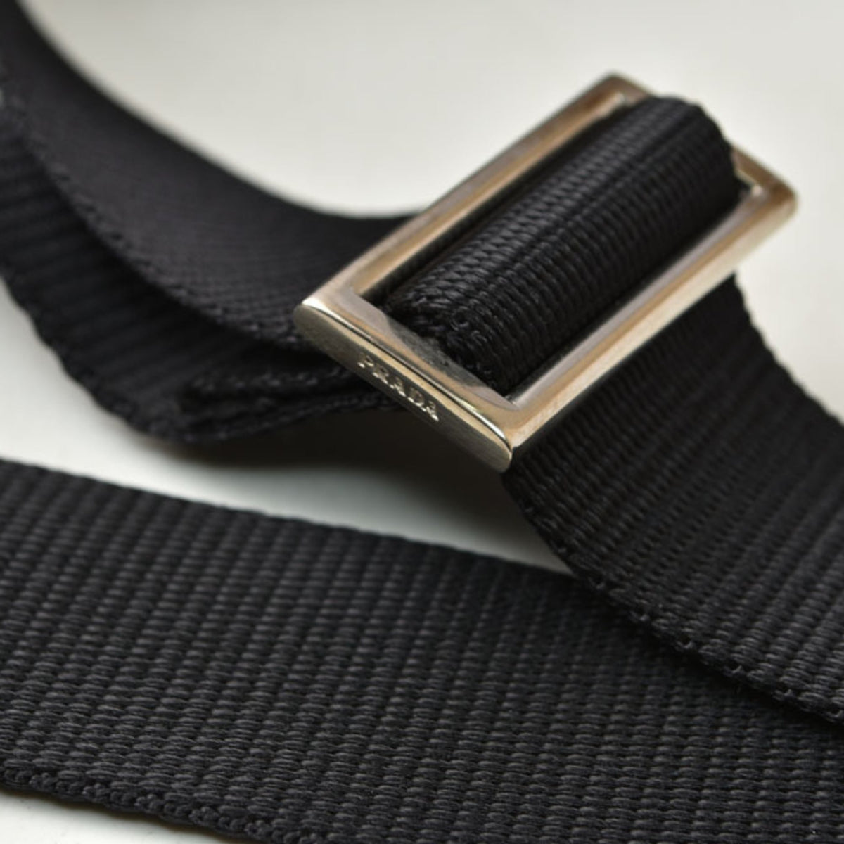 Prada Black Nylon Crossbody Bag Shoulder Bag (Pre-Owned)