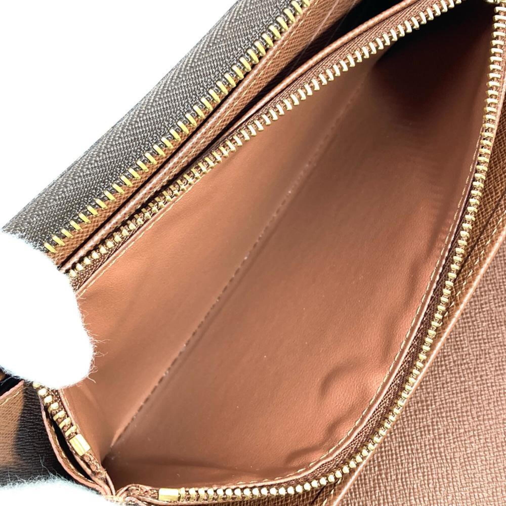 Louis Vuitton Monogram Brown Monogram Canvas Long Wallet (Bi-Fold) (Pre-Owned)